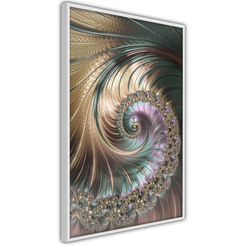 Poster Artgeist Affisch Fractal Swirl