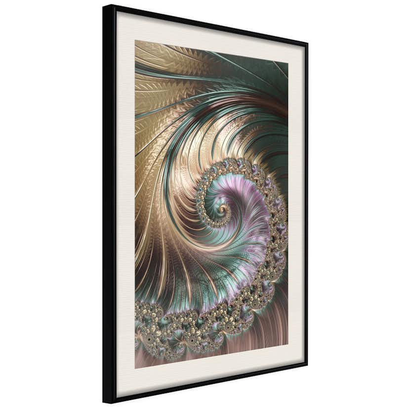 Poster Artgeist Affisch Fractal Swirl