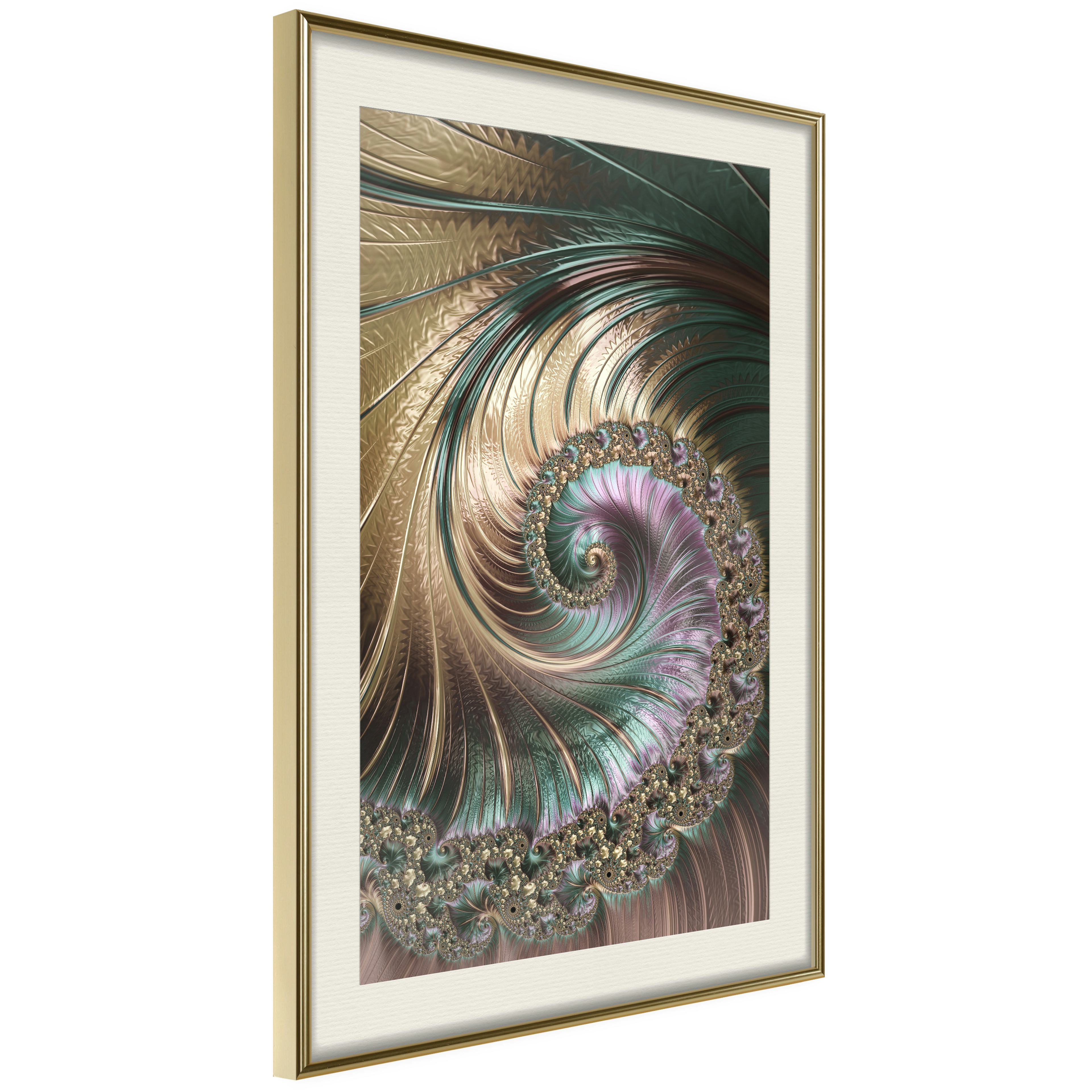 Poster Artgeist Affisch Fractal Swirl
