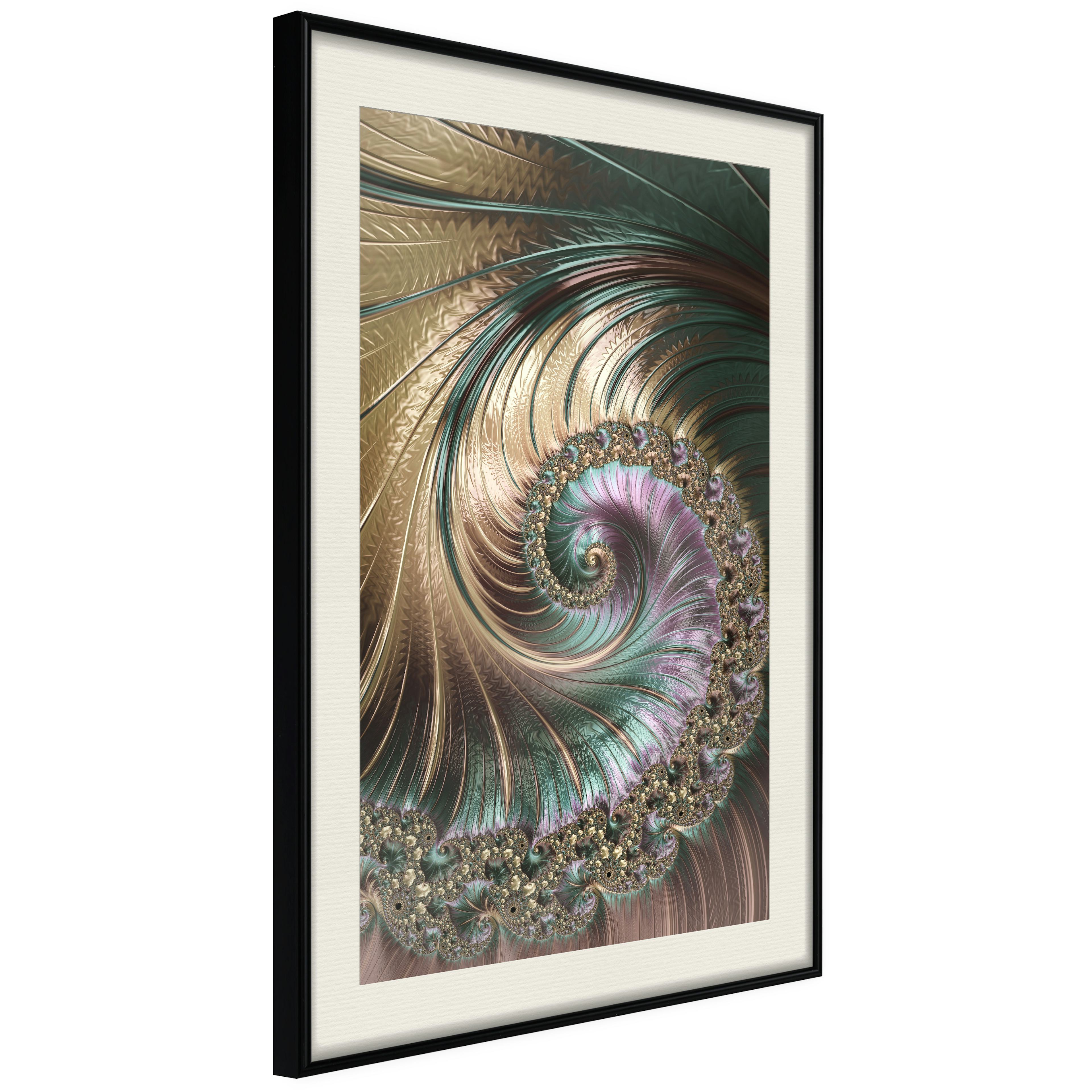 Poster Artgeist Affisch Fractal Swirl