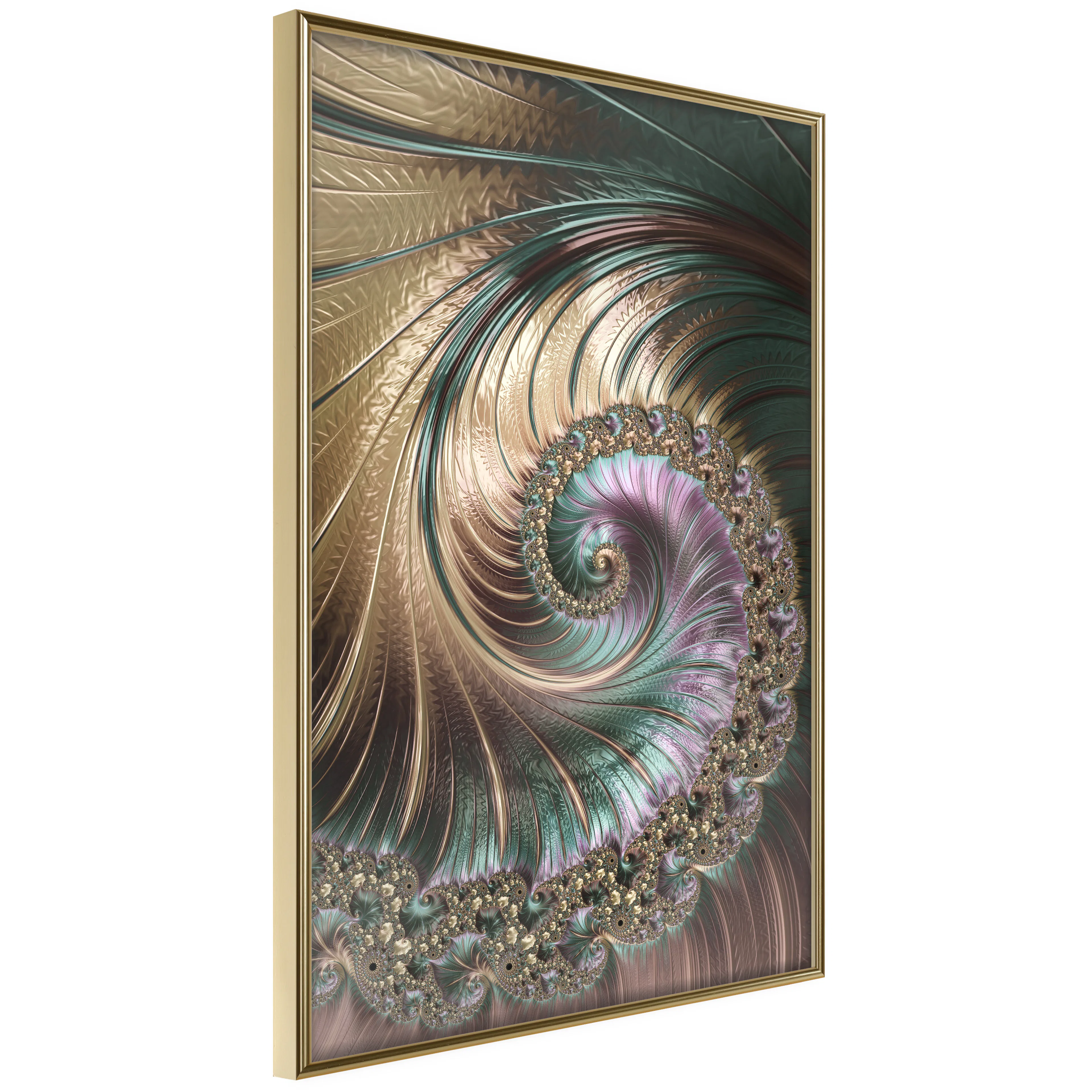 Poster Artgeist Affisch Fractal Swirl