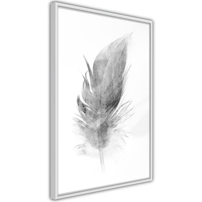 Poster Artgeist Affisch Transience Grå