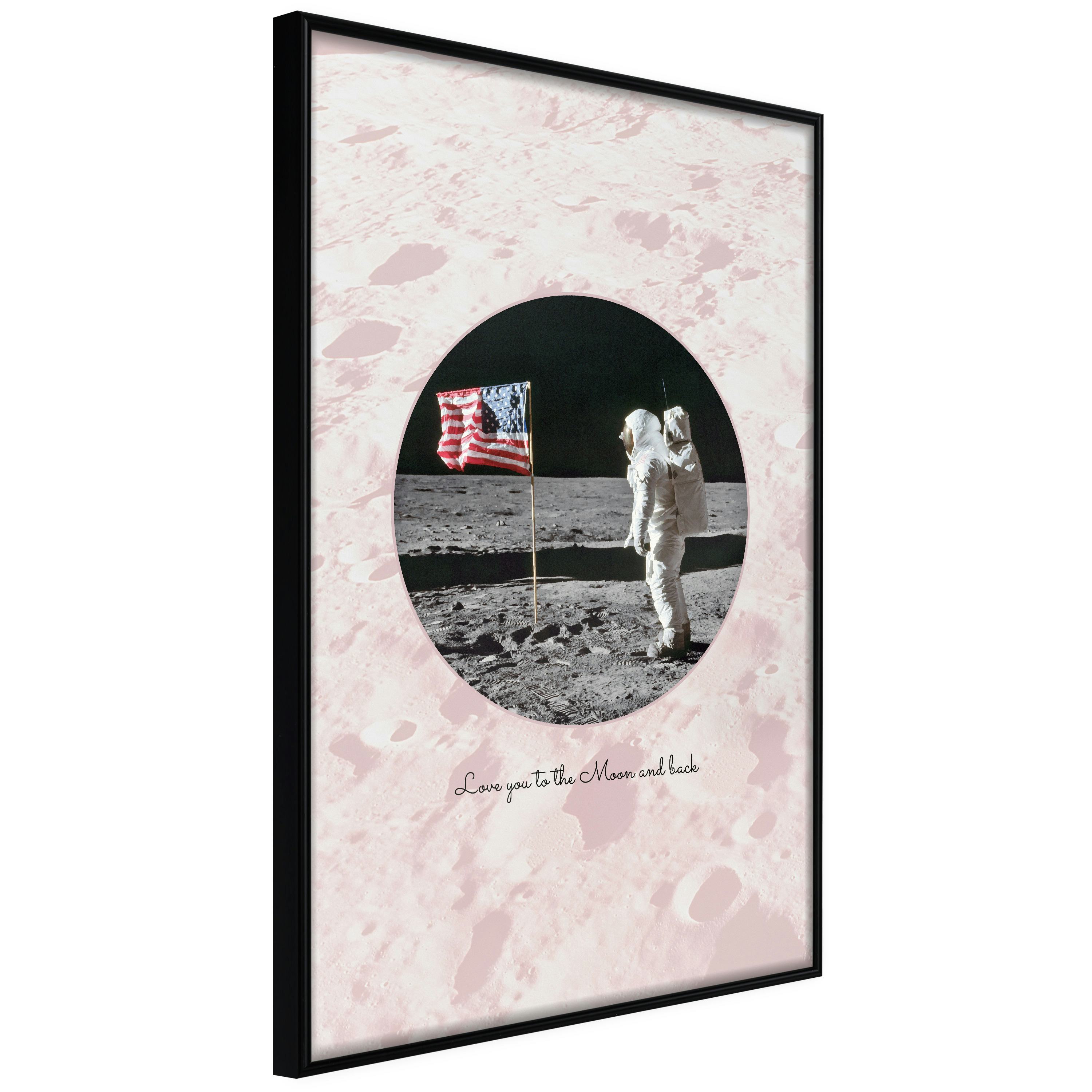 Poster Artgeist Affisch Love You to the Moon and Back