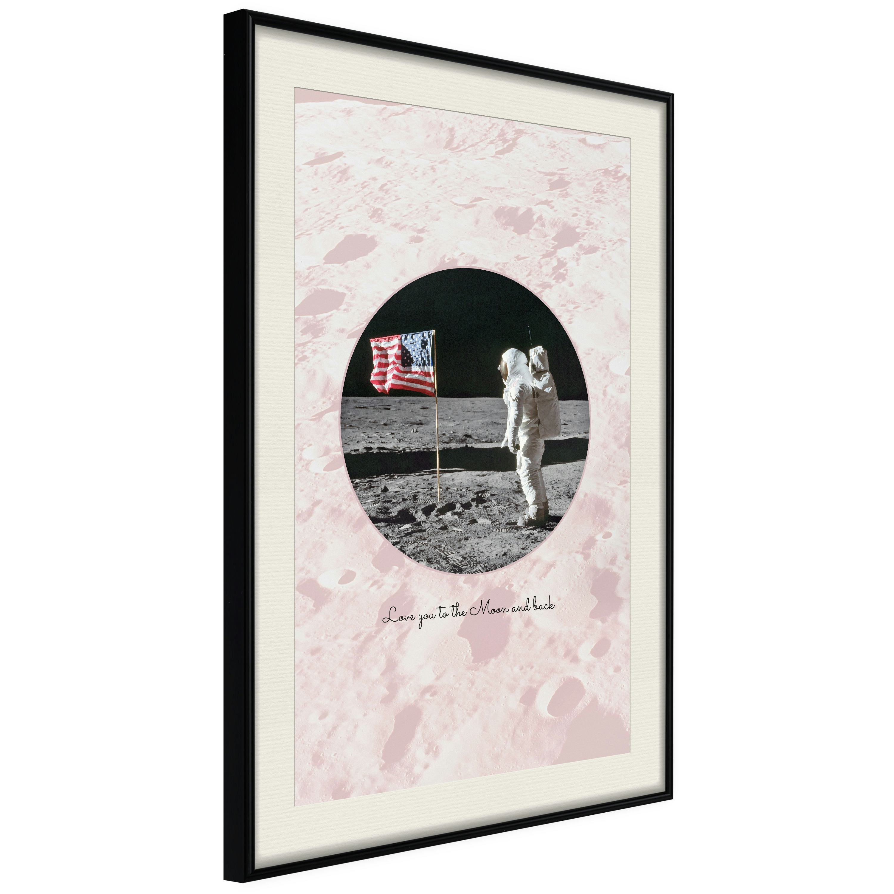 Poster Artgeist Affisch Love You to the Moon and Back