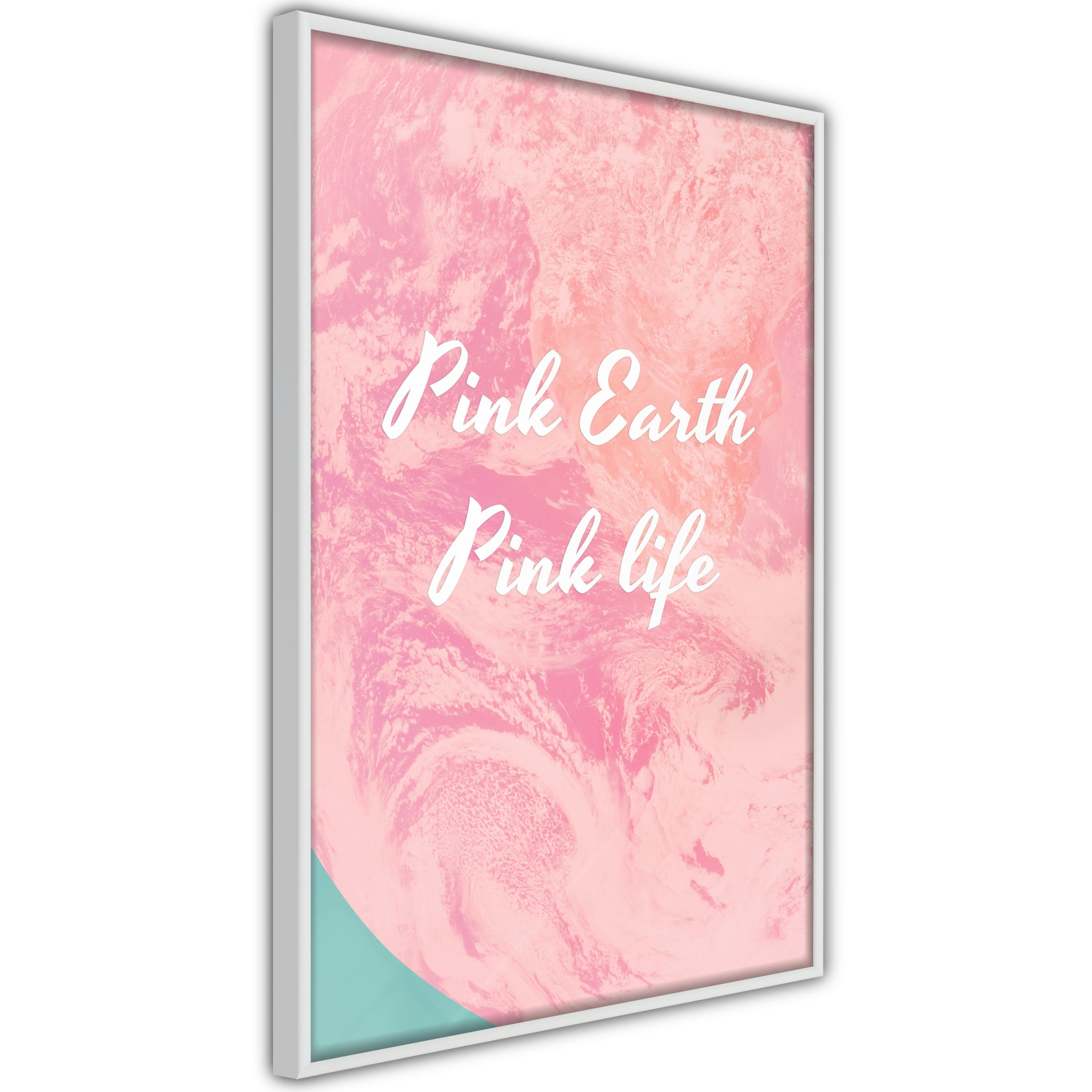 Poster Artgeist Affisch Pink Earth, Pink Life