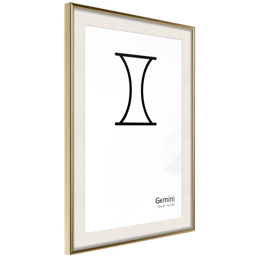 Poster Artgeist Affisch Gemini