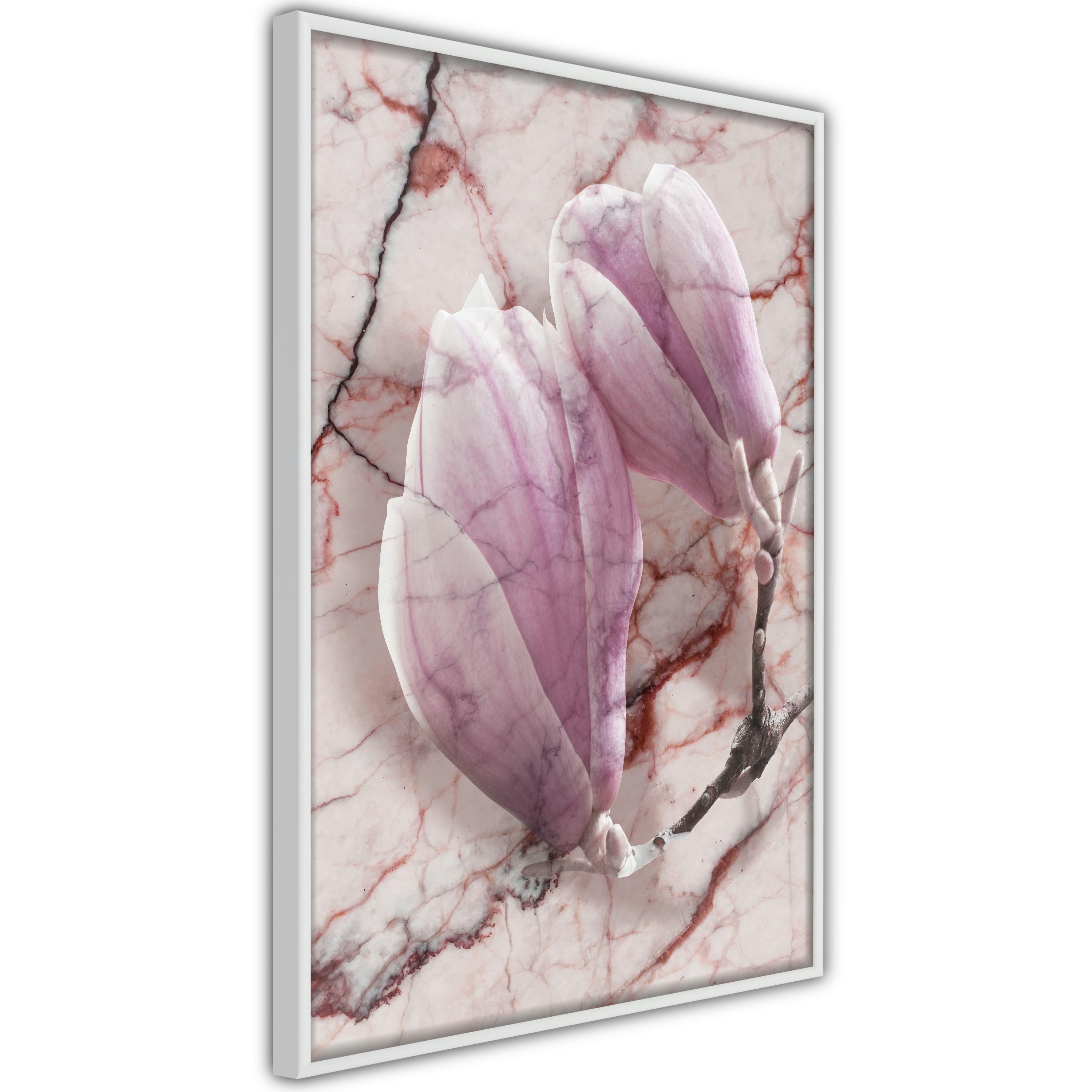 Poster Artgeist Affisch Marble Magnolia
