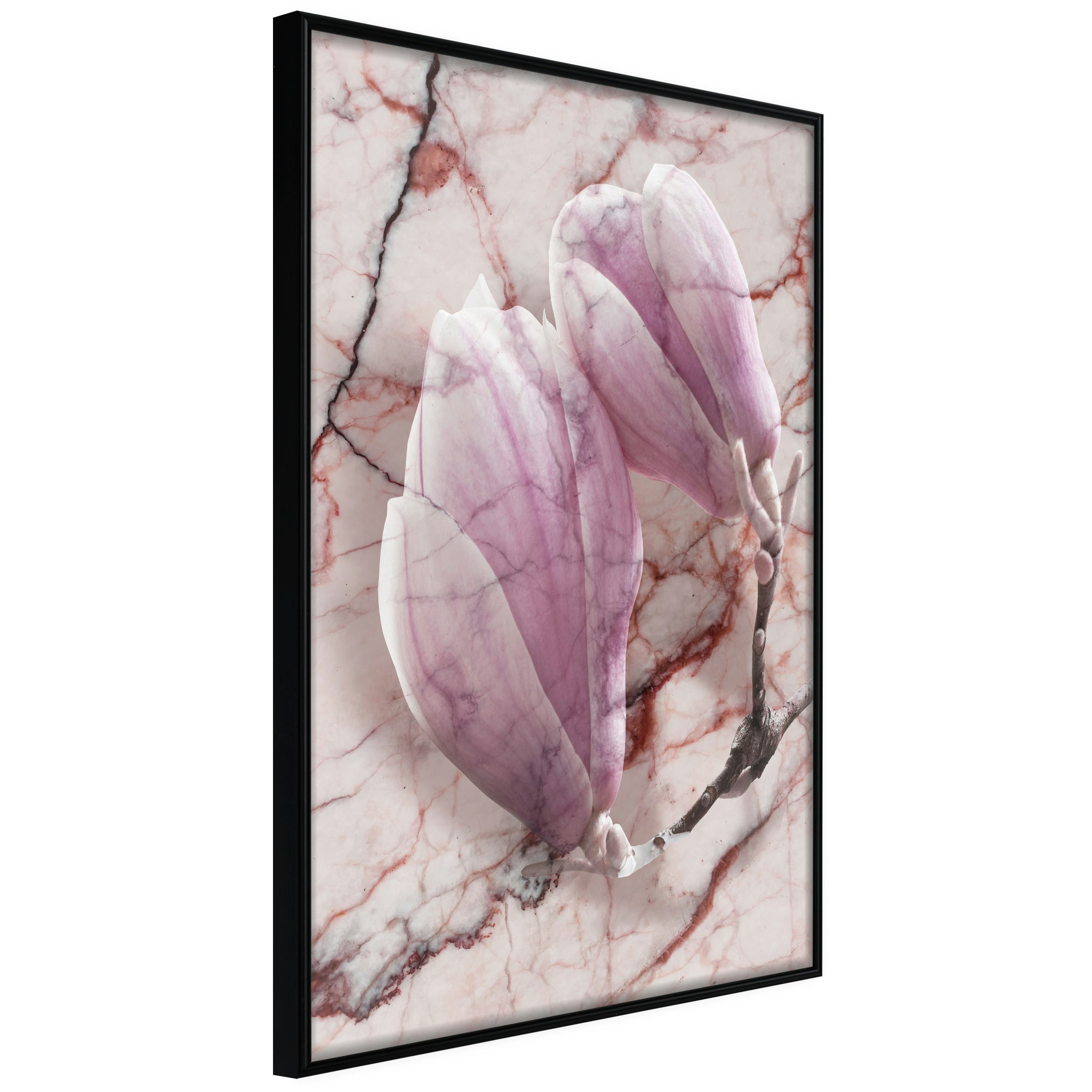 Poster Artgeist Affisch Marble Magnolia