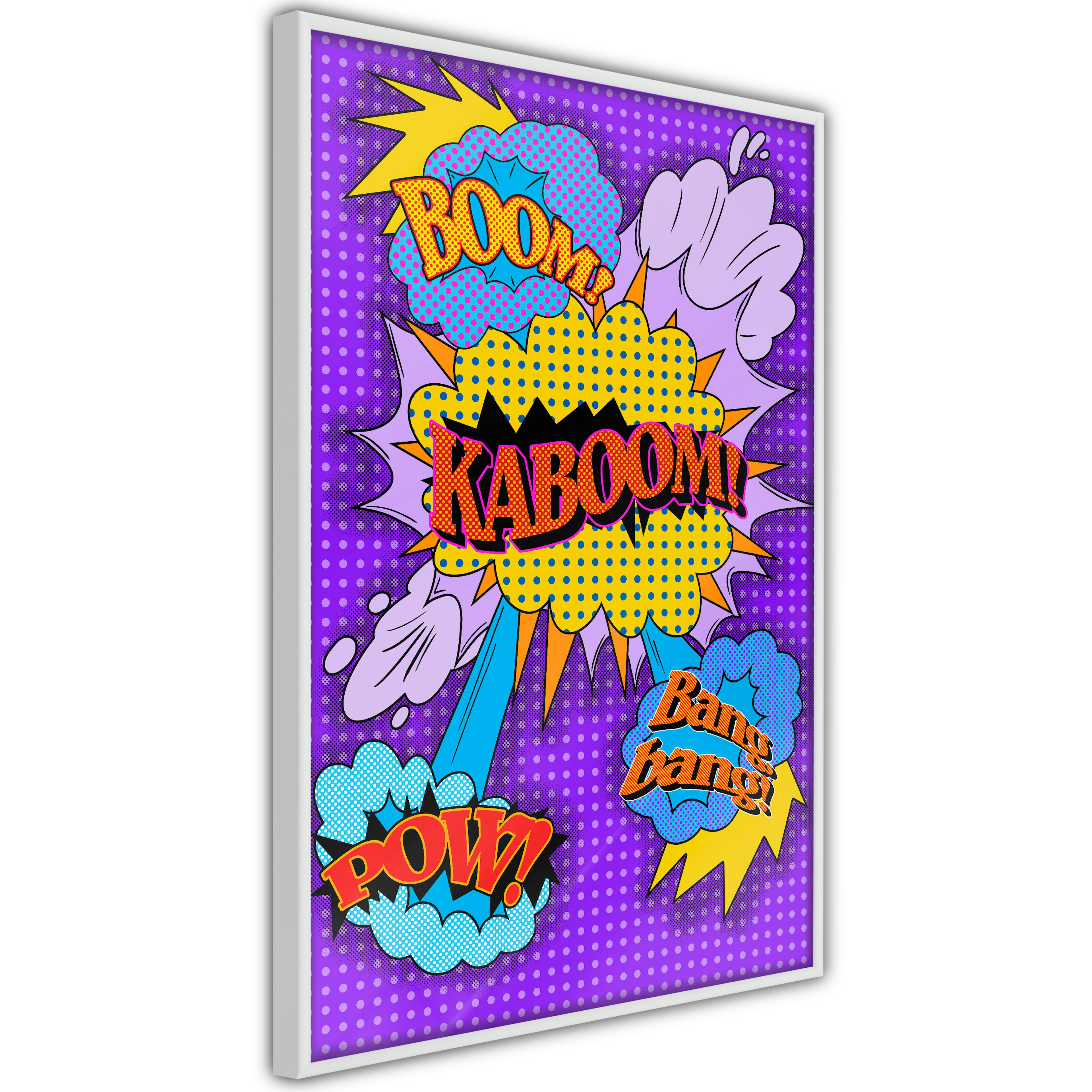 Poster Artgeist Affisch Kaboom!