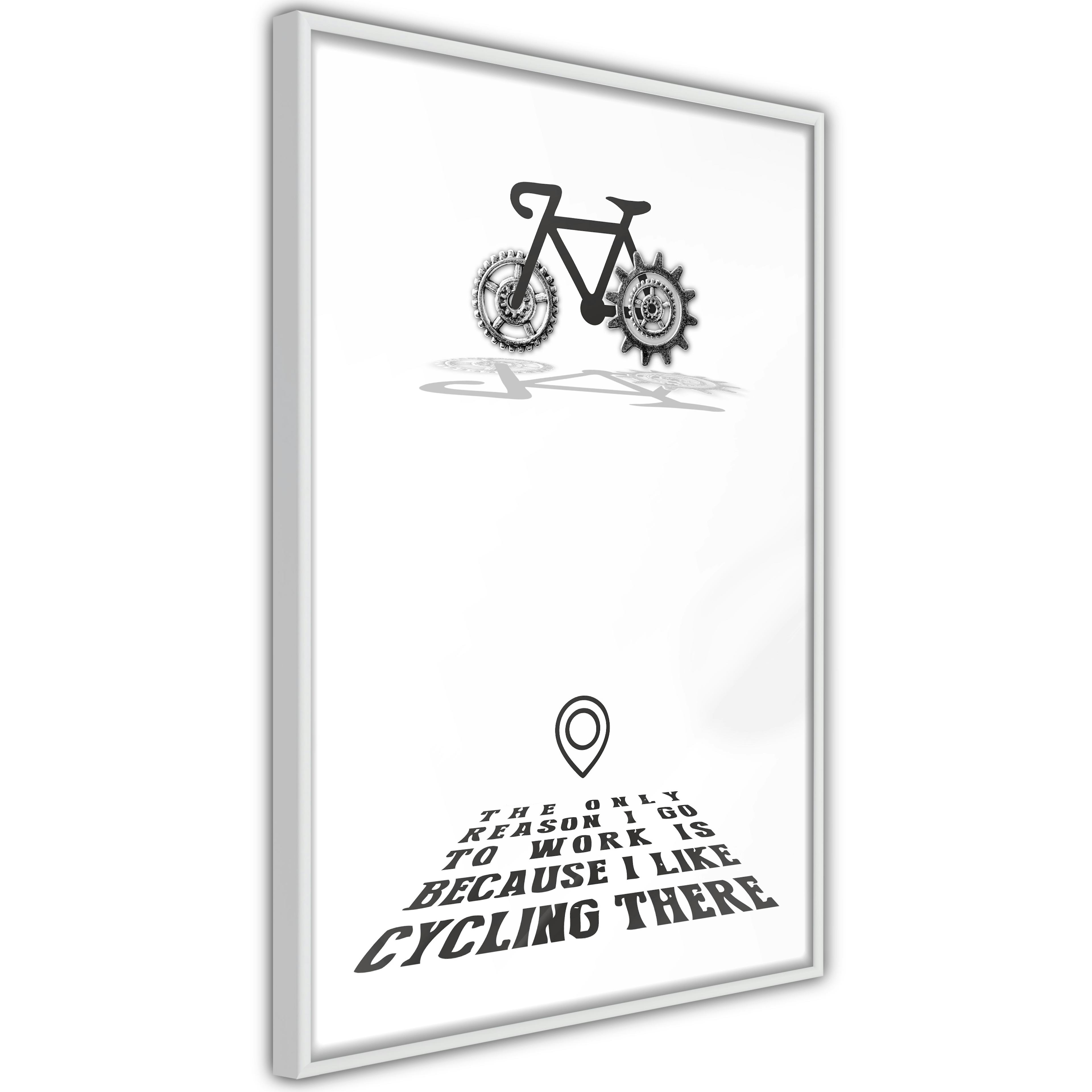 Poster Artgeist Affisch I like Cycling