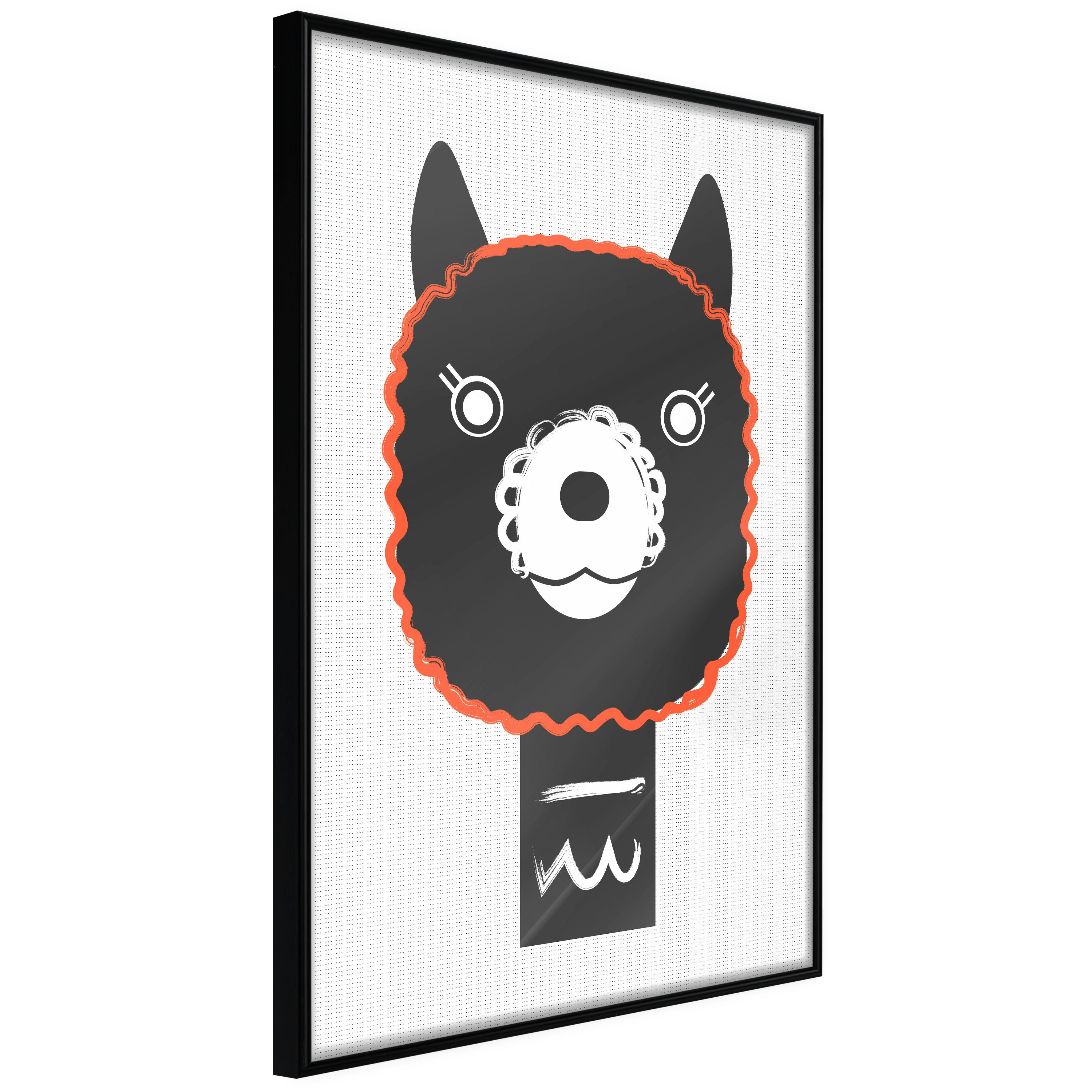 Poster Artgeist Affisch Decorative Alpaca