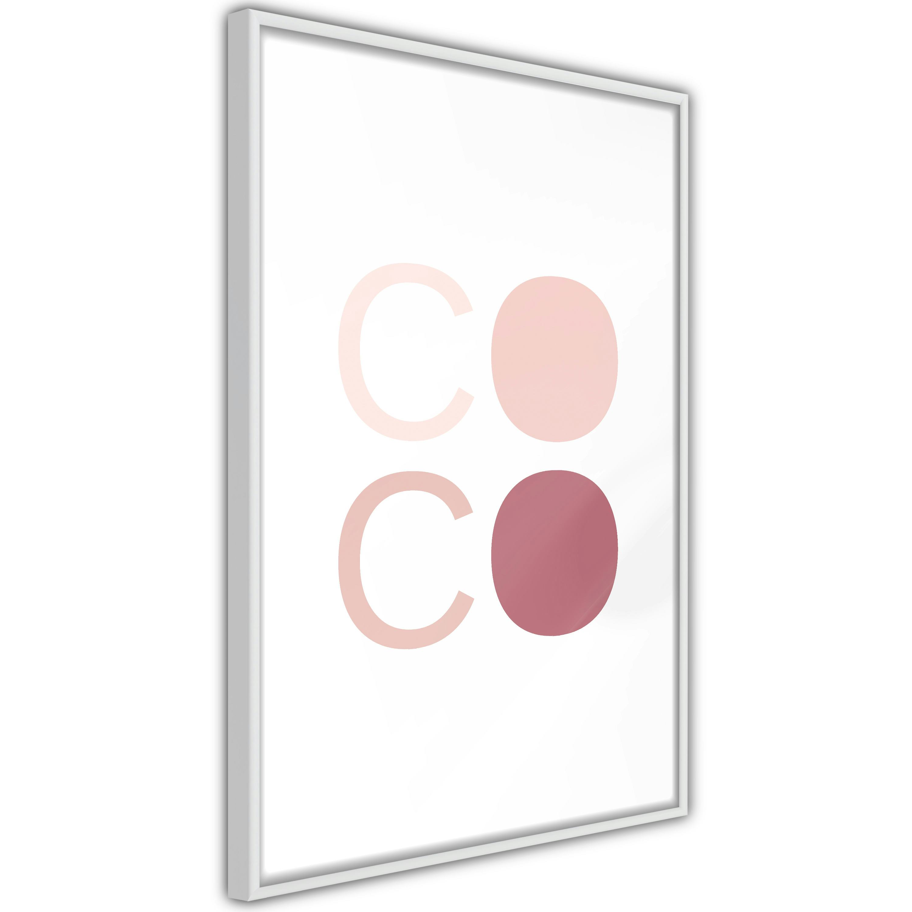 Poster Artgeist Affisch Pink Coco