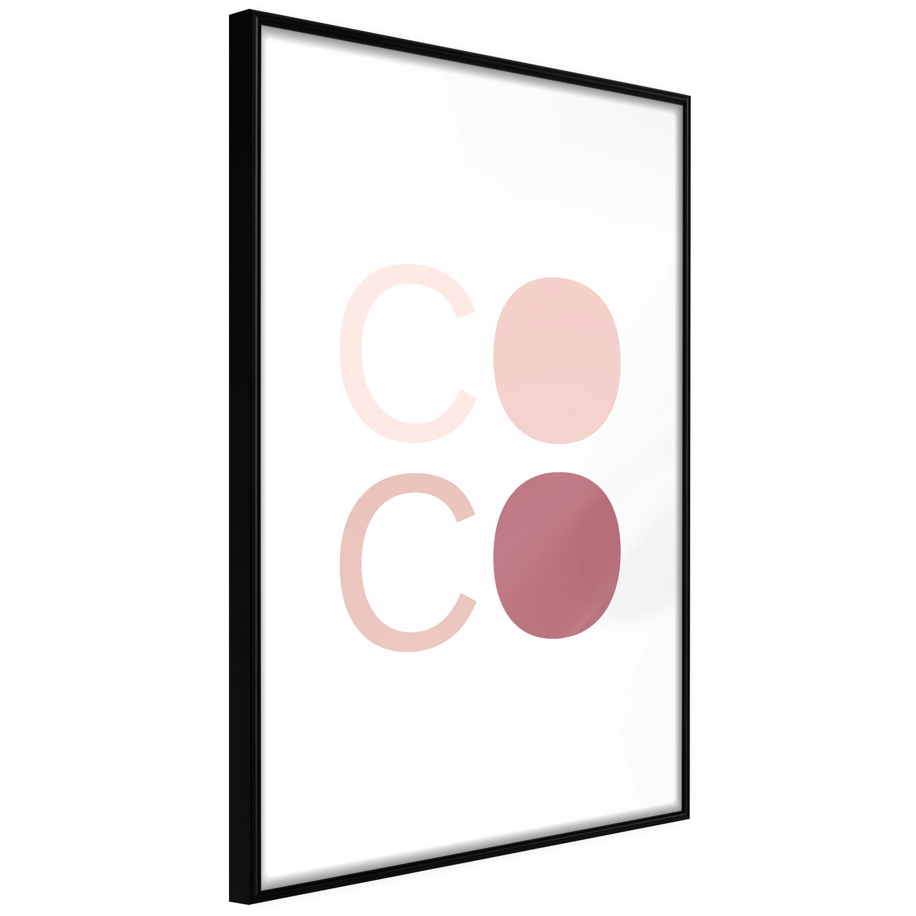 Poster Artgeist Affisch Pink Coco