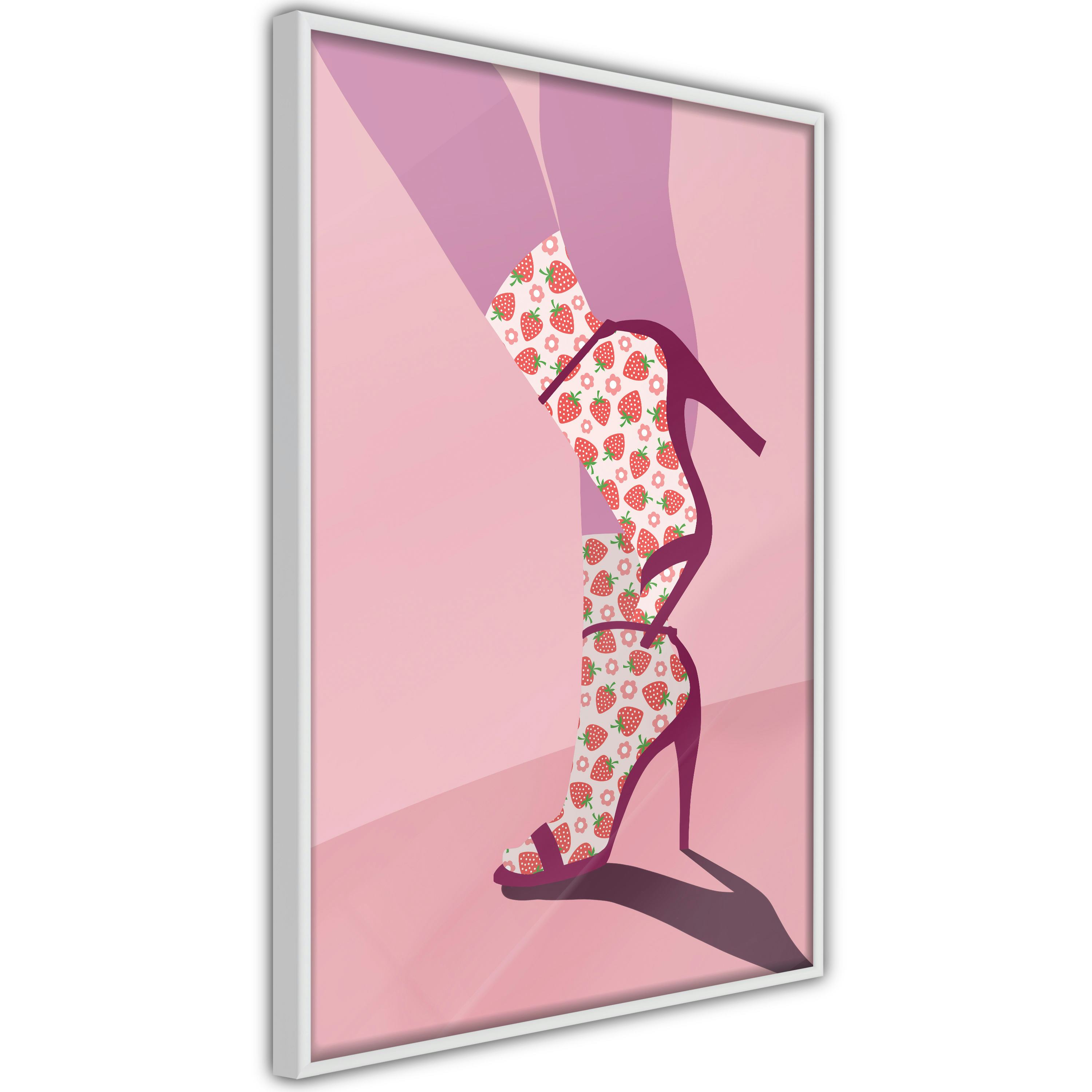 Poster Artgeist Affisch Strawberry Socks