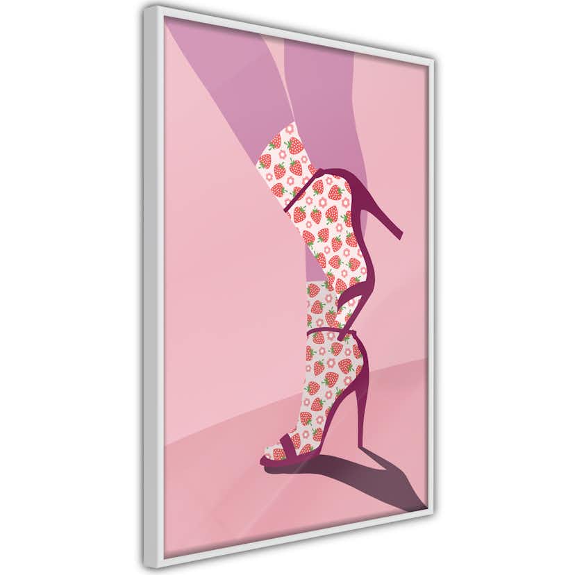 Poster Artgeist Affisch Strawberry Socks