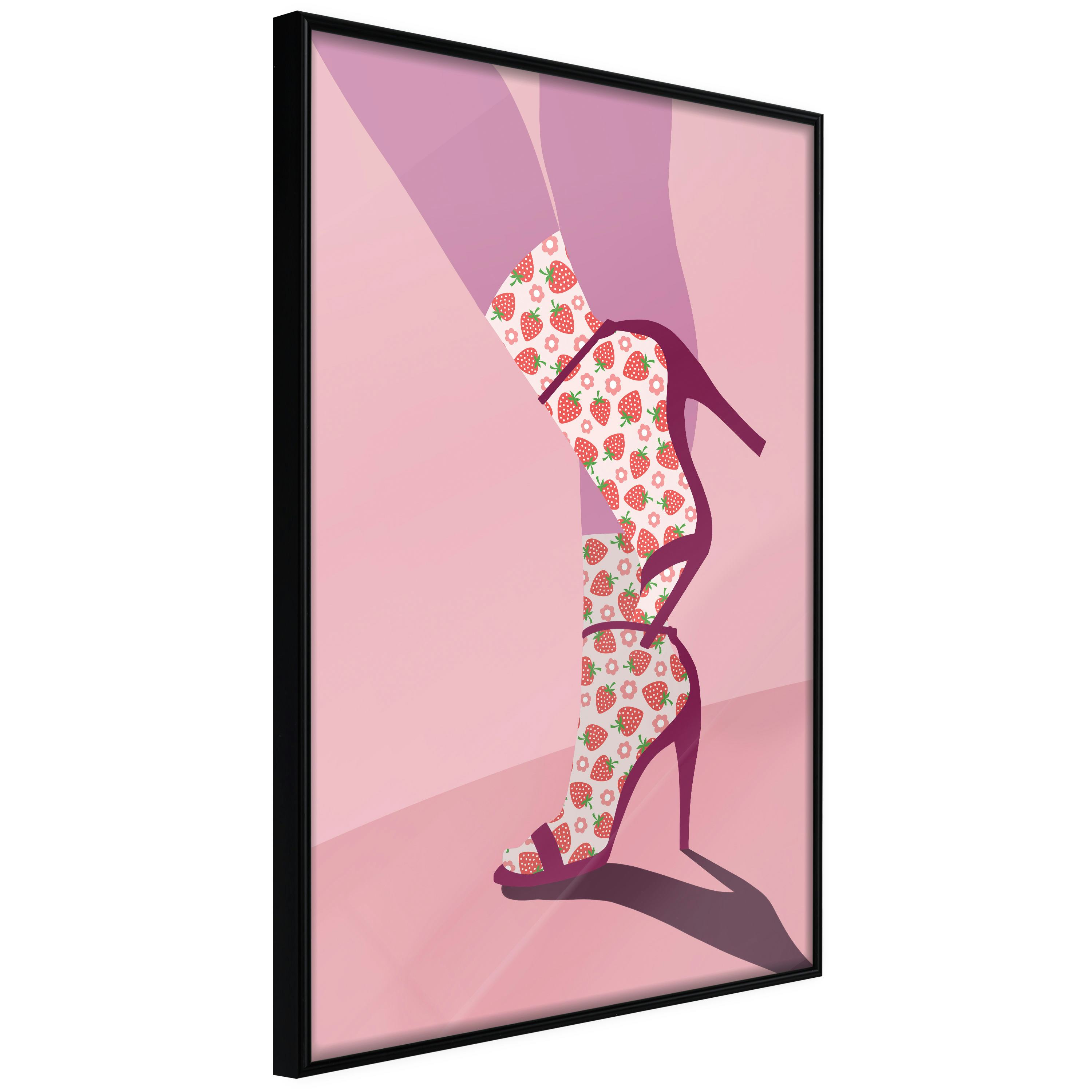 Poster Artgeist Affisch Strawberry Socks