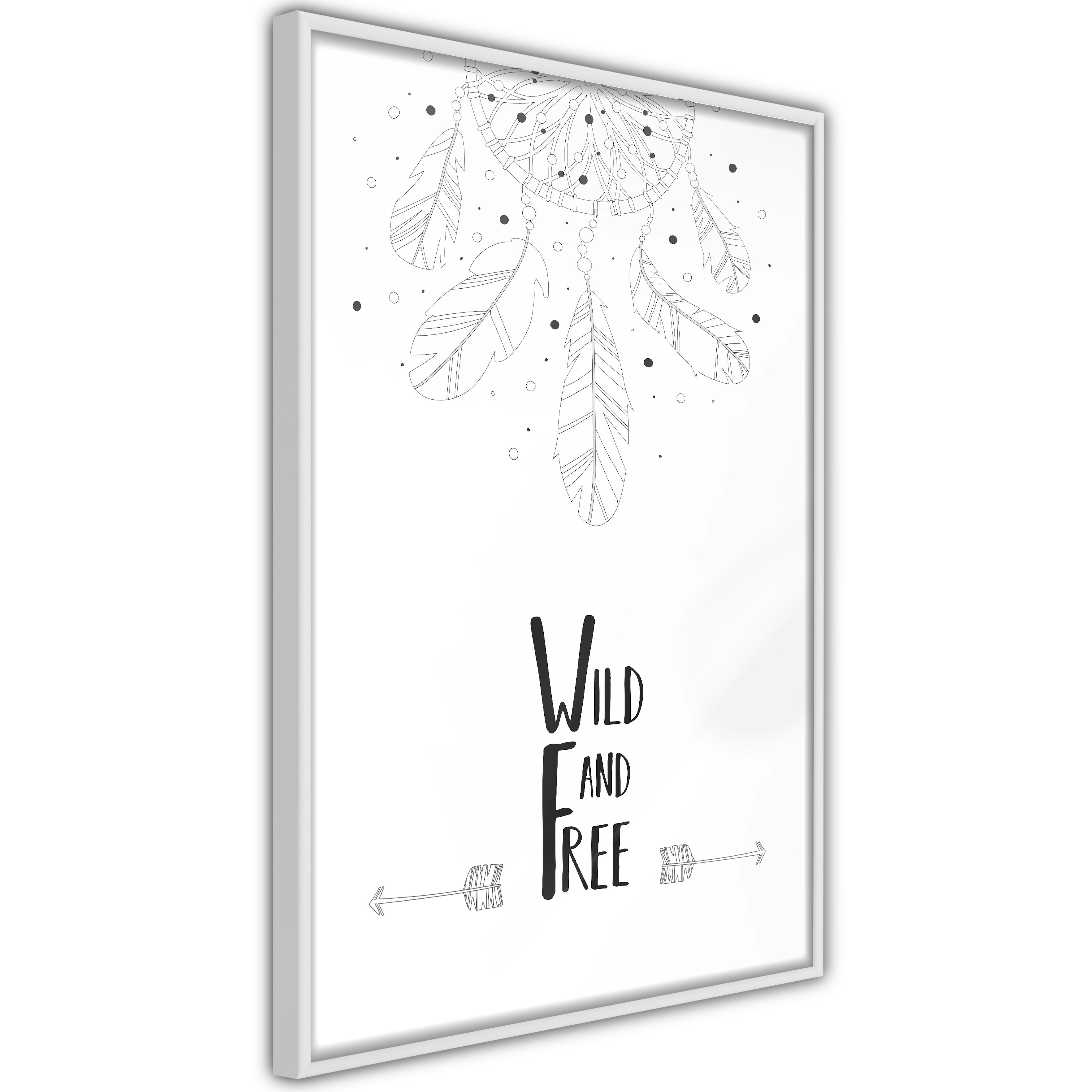 Poster Artgeist Affisch Wild and Free