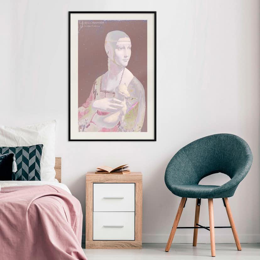 Poster Artgeist Affisch Pastel Lady