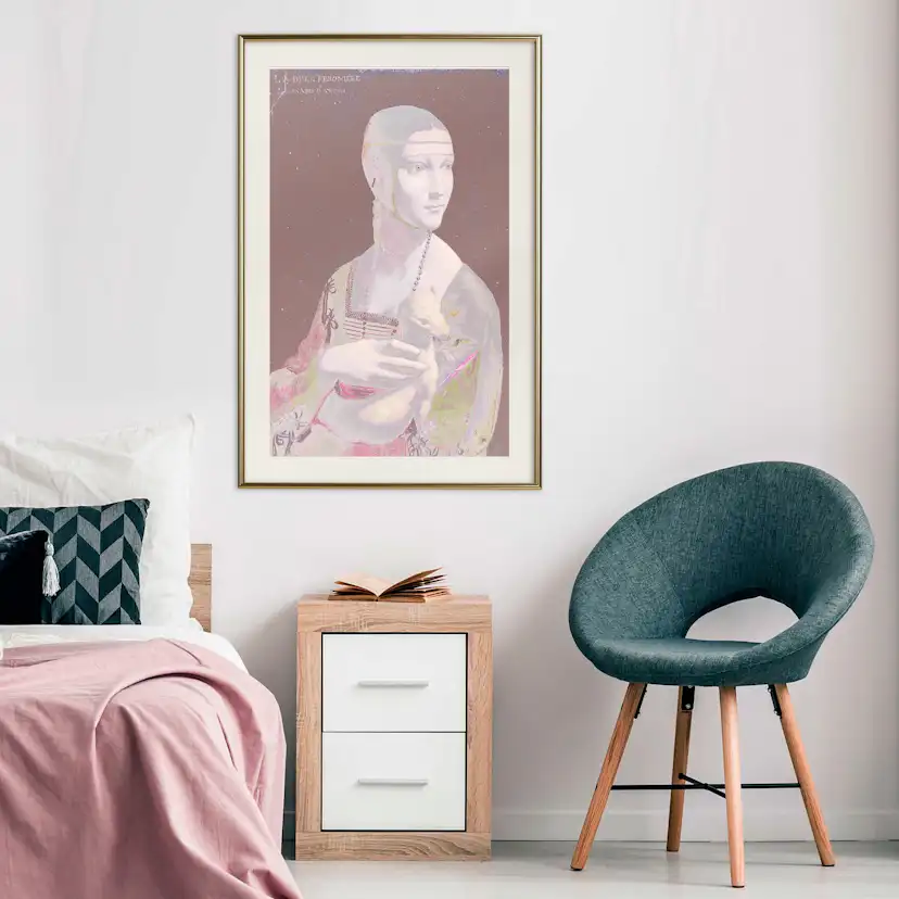 Poster Artgeist Affisch Pastel Lady