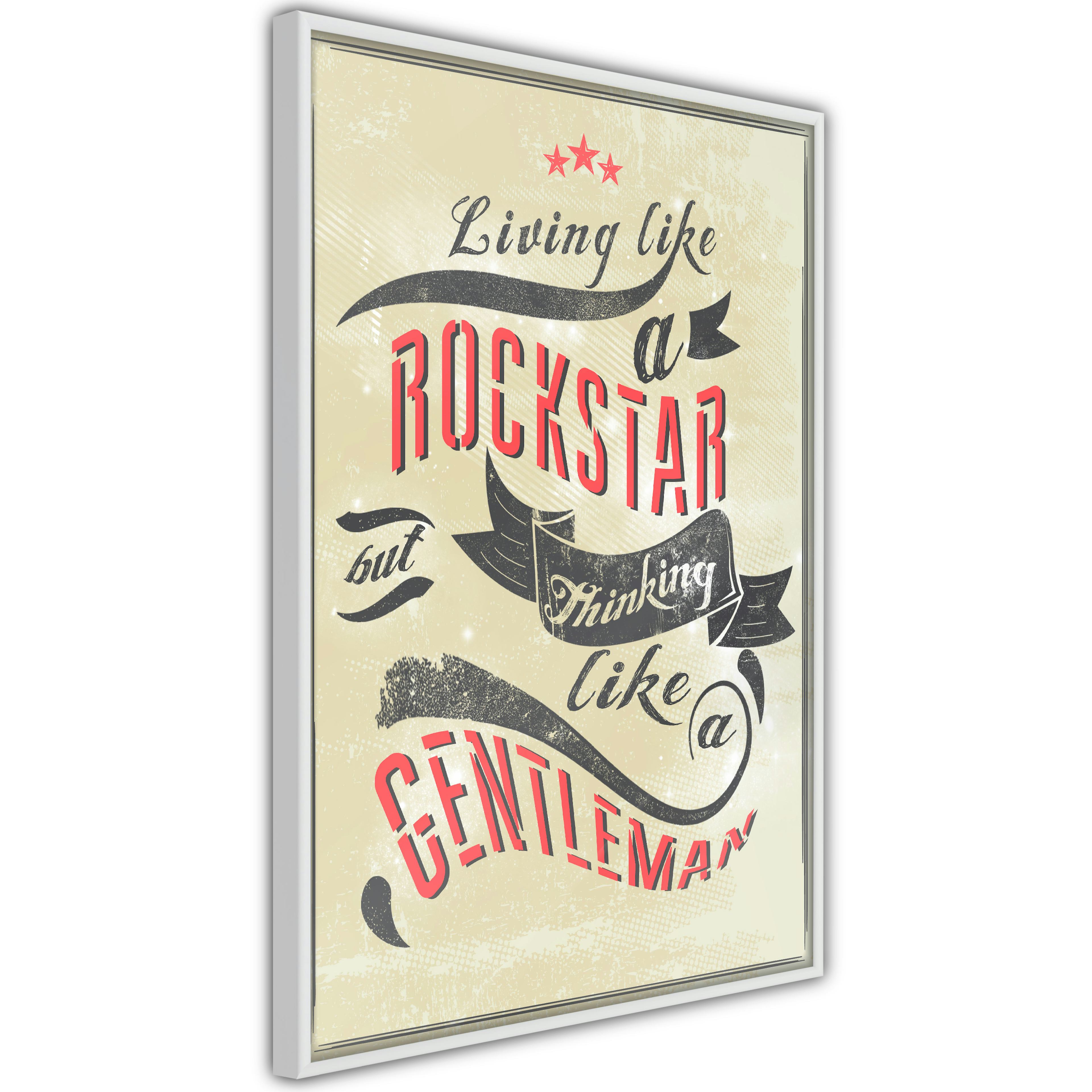 Poster Artgeist Affisch Rockstar