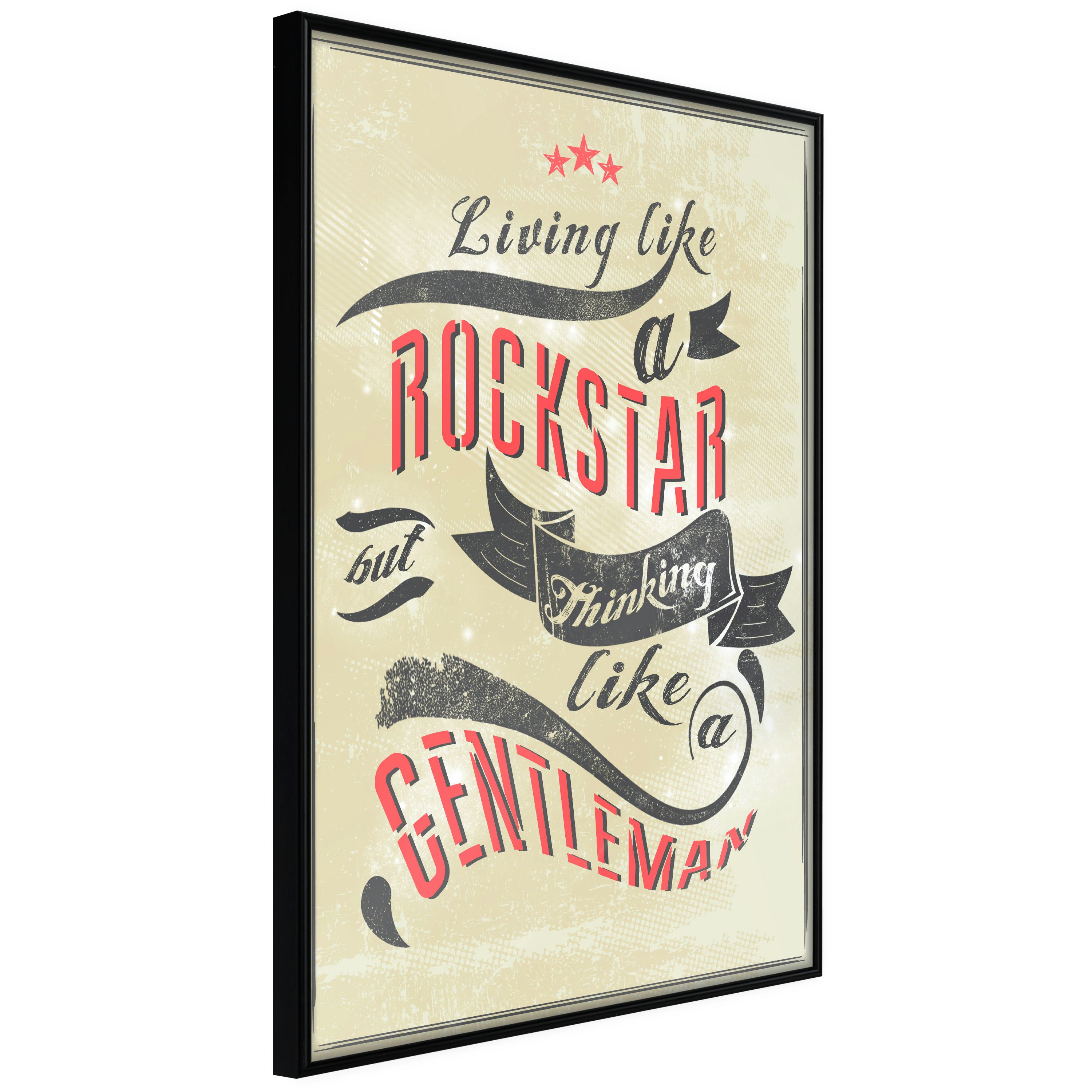 Poster Artgeist Affisch Rockstar