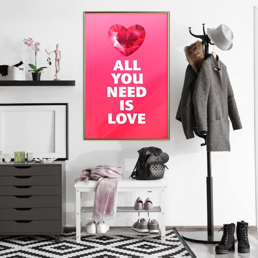 Poster Artgeist Affisch Dreamlike Heart