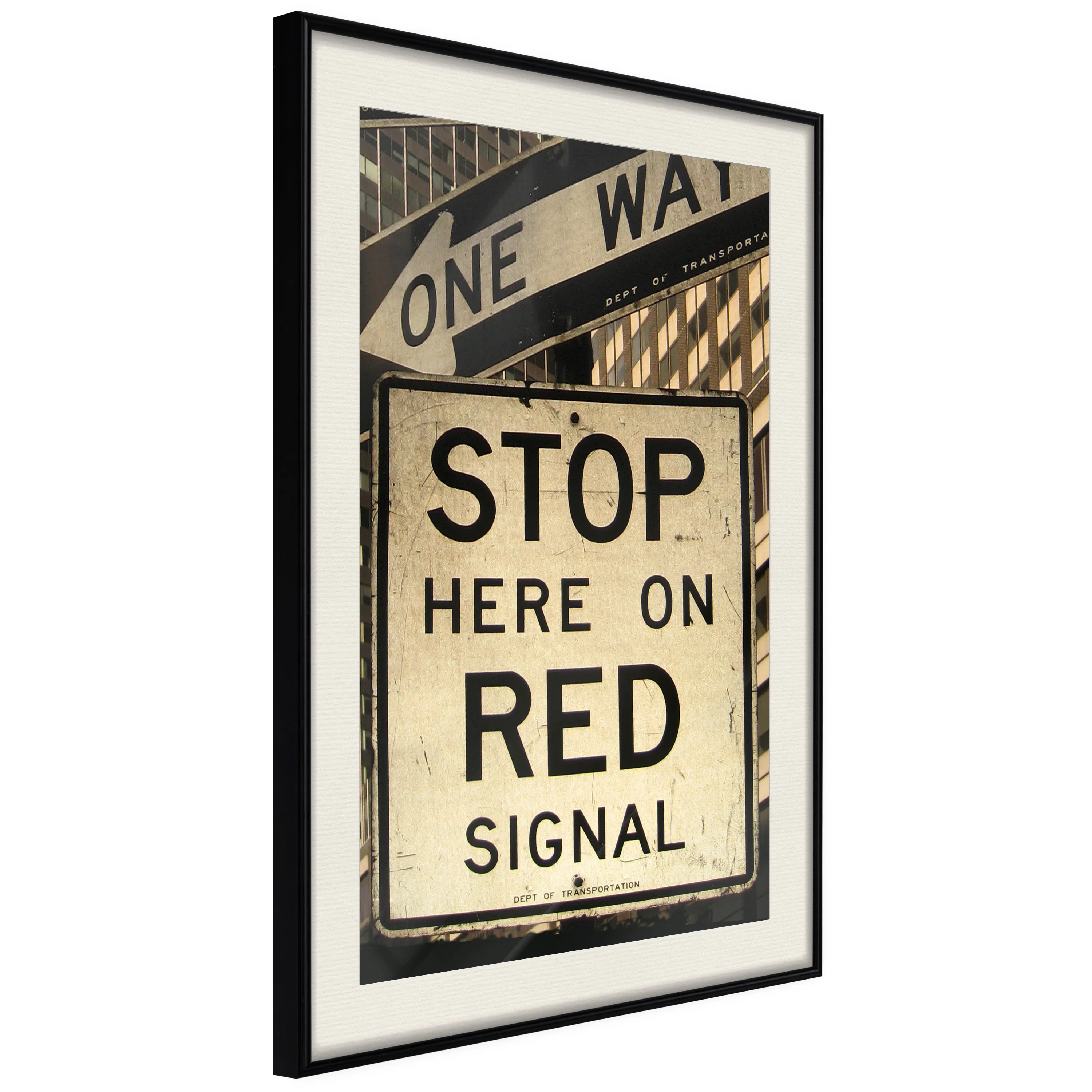 Poster Artgeist Affisch Road Signs