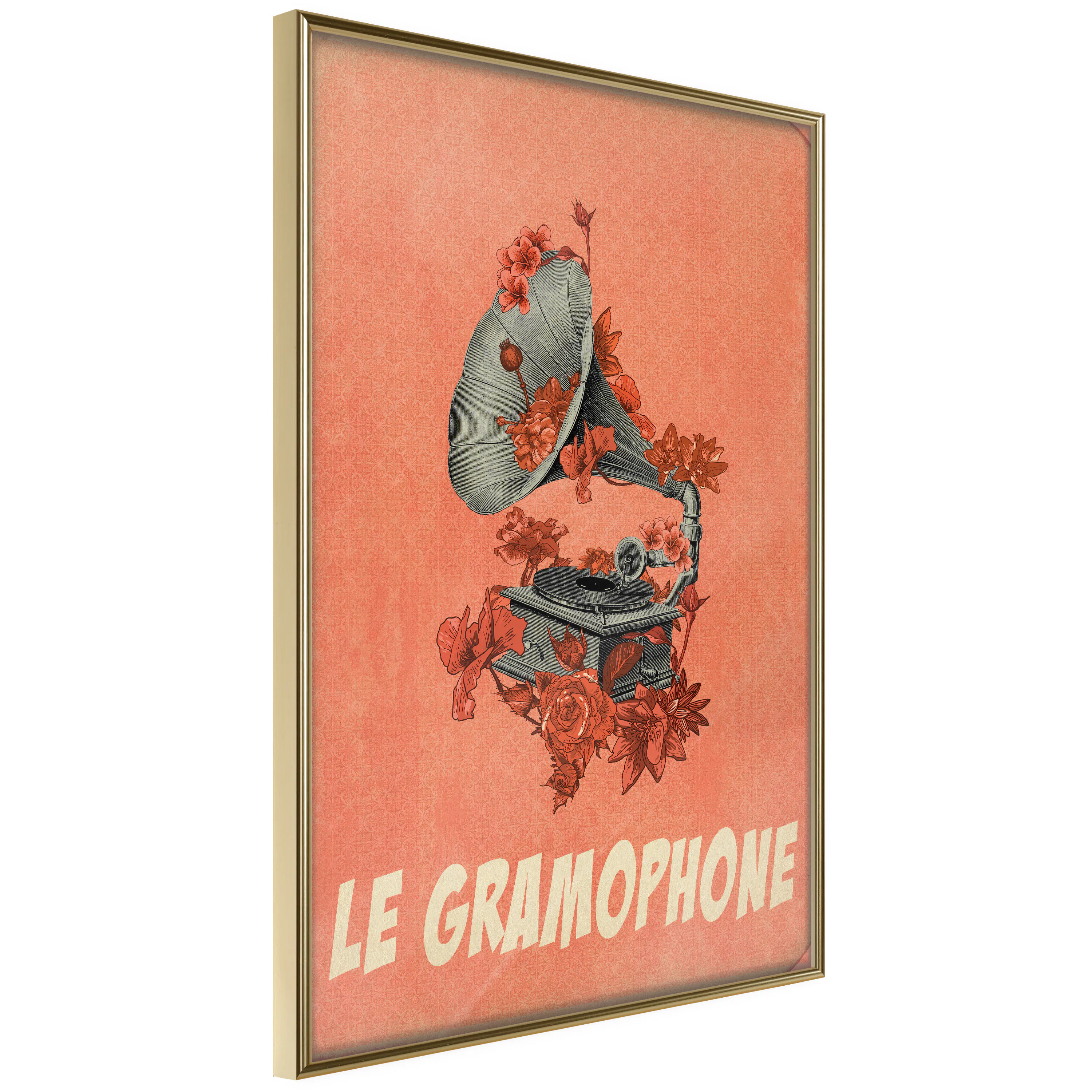 Poster Artgeist Affisch Gramophone