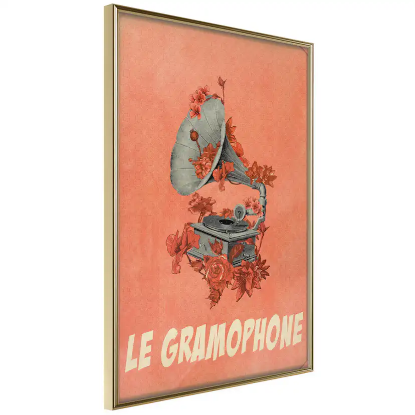 Poster Artgeist Affisch Gramophone