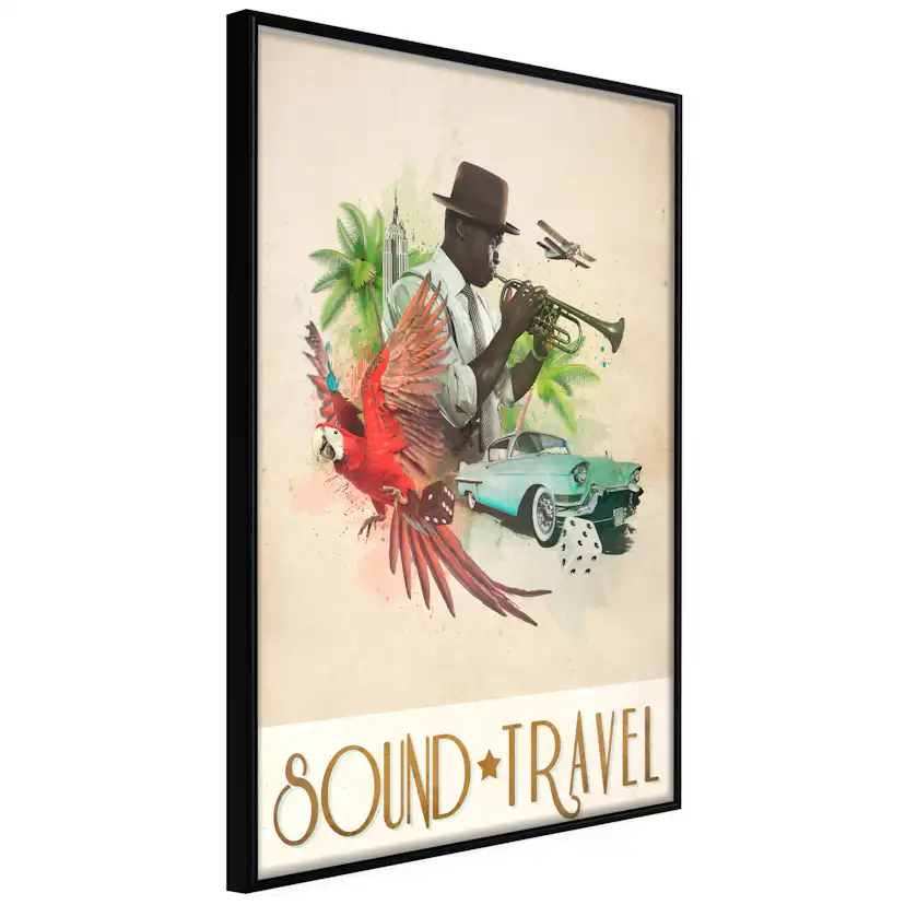 Poster Artgeist Affisch Sound Travel