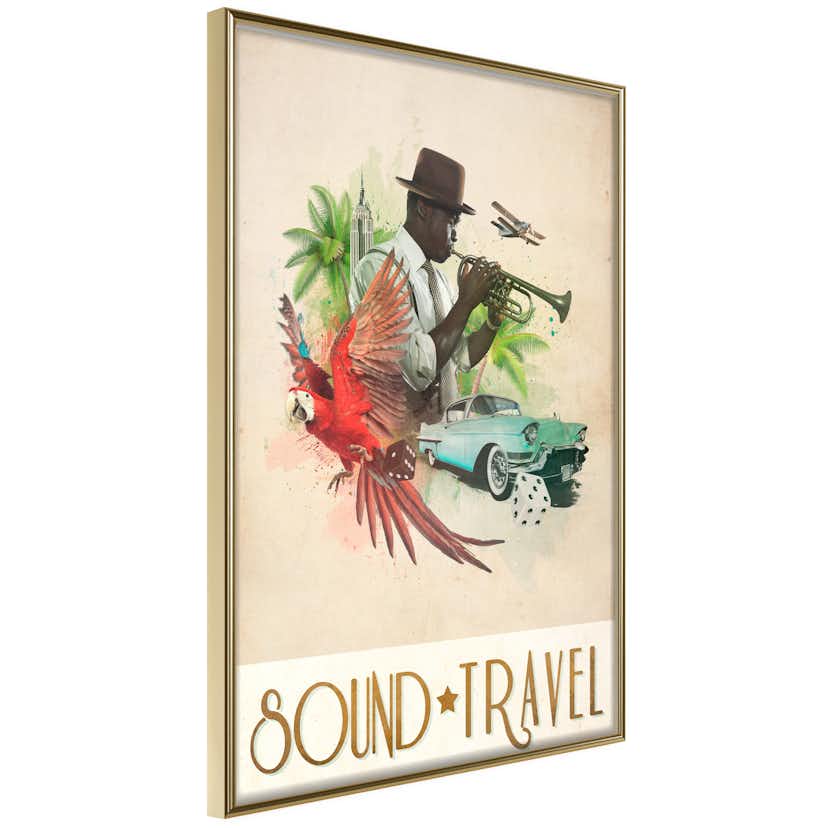 Poster Artgeist Affisch Sound Travel