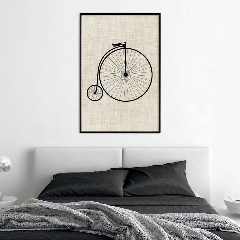 Poster Artgeist Affisch Vintage Bicycle