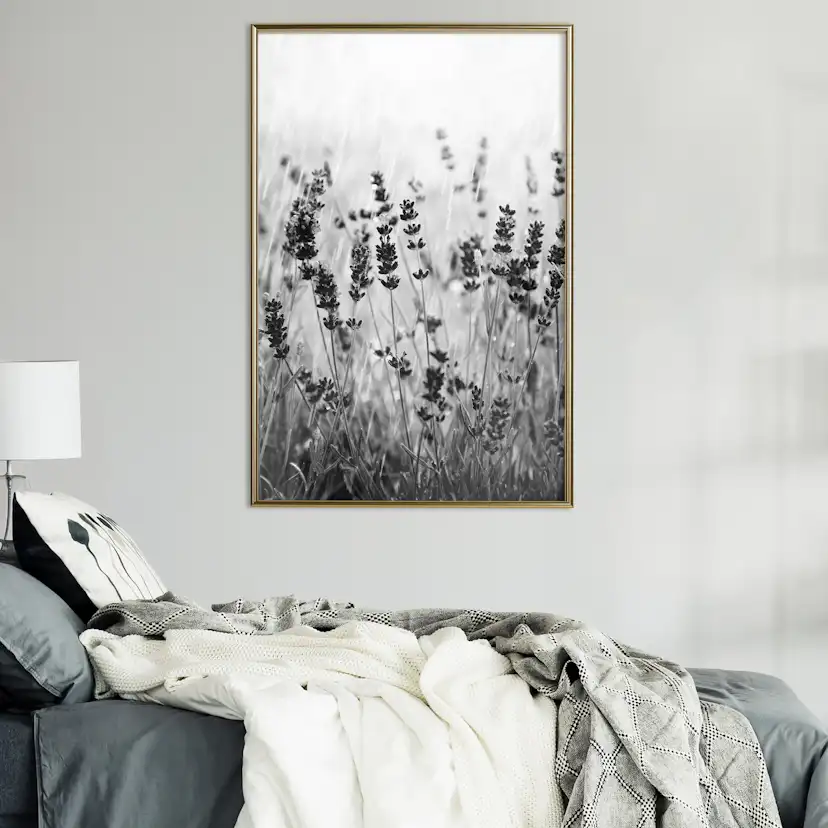 Poster Artgeist Affisch Lavender in the Rain