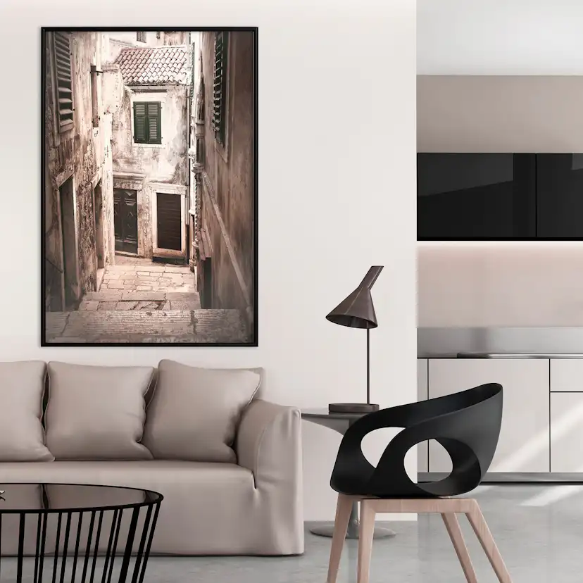 Poster Artgeist Affisch Retro Alley