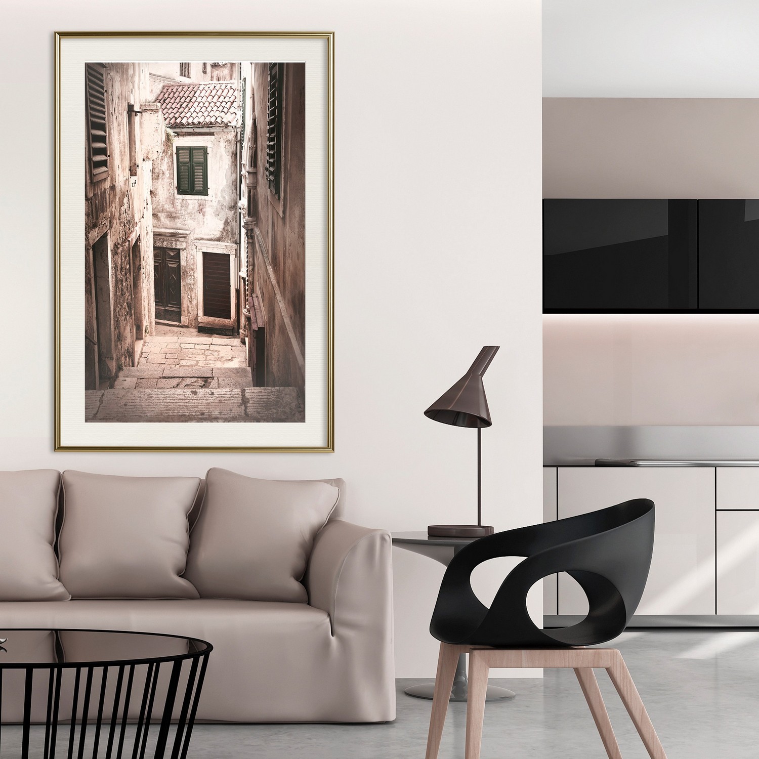 Poster Artgeist Affisch Retro Alley