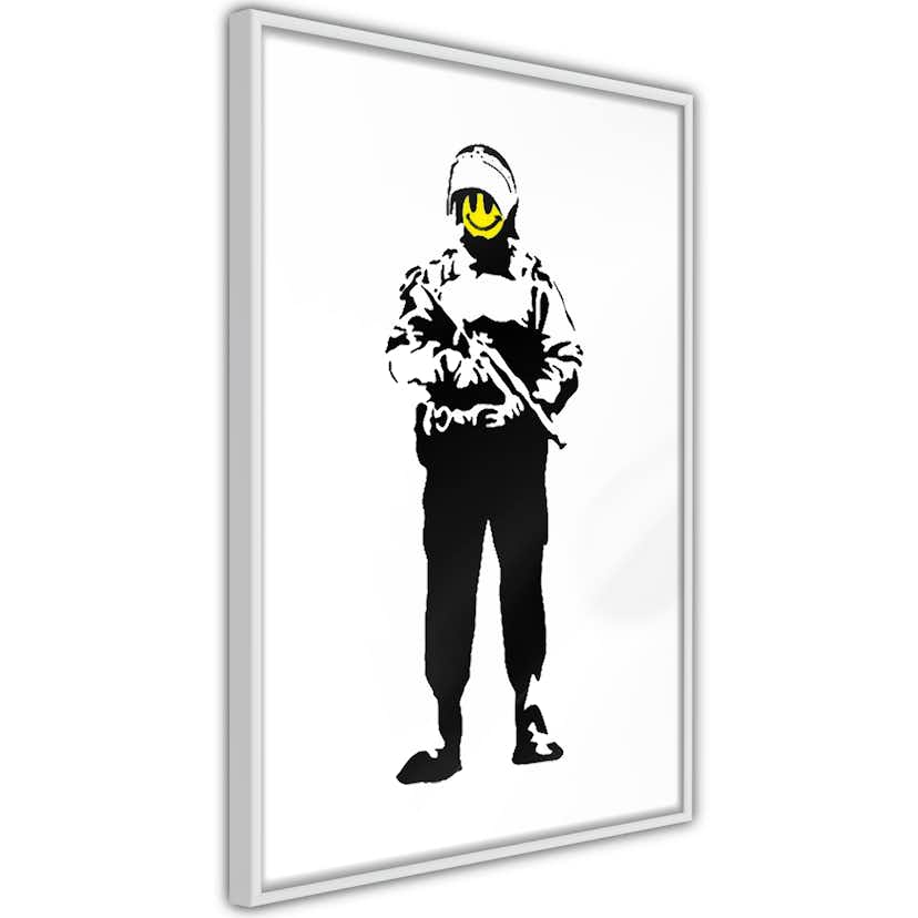 Poster Artgeist Affisch Smiling Policeman