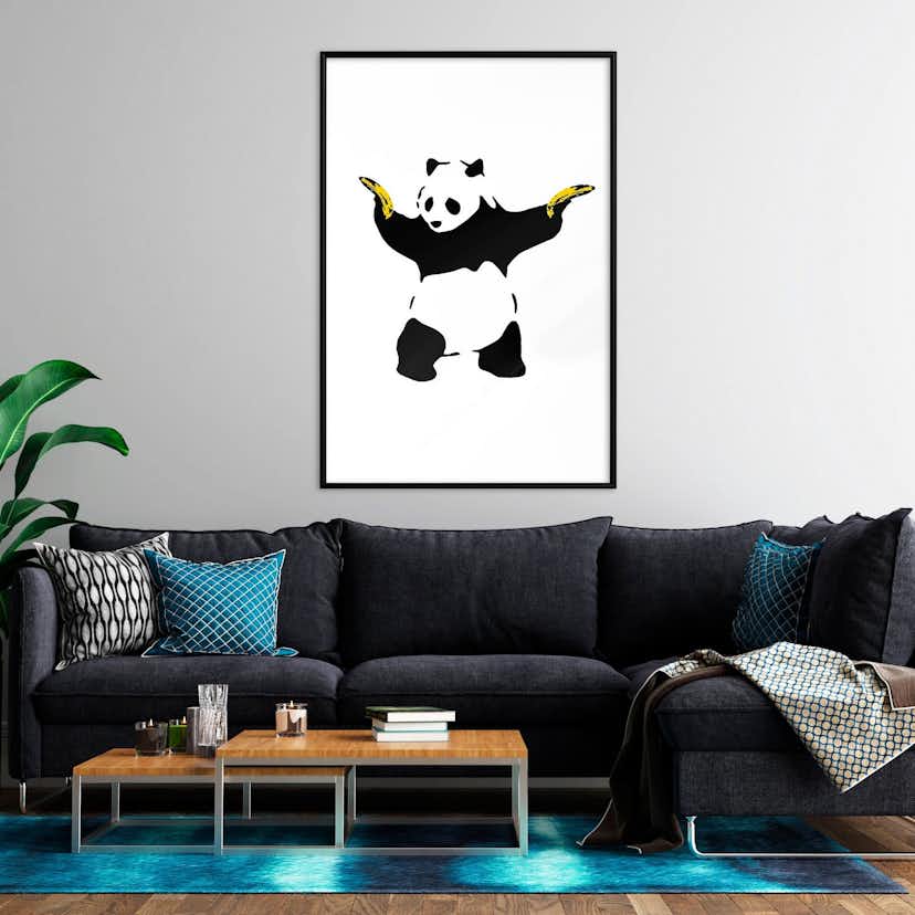 Poster Artgeist Affisch Panda with Guns