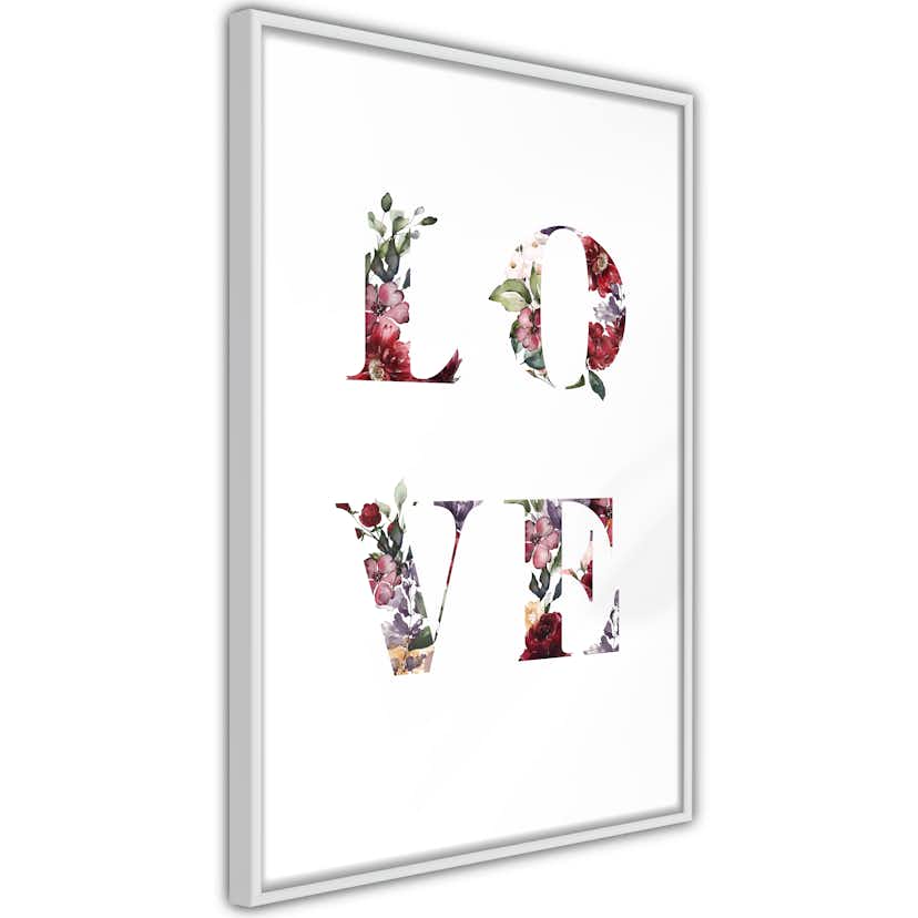Poster Artgeist Affisch Love in Flowers