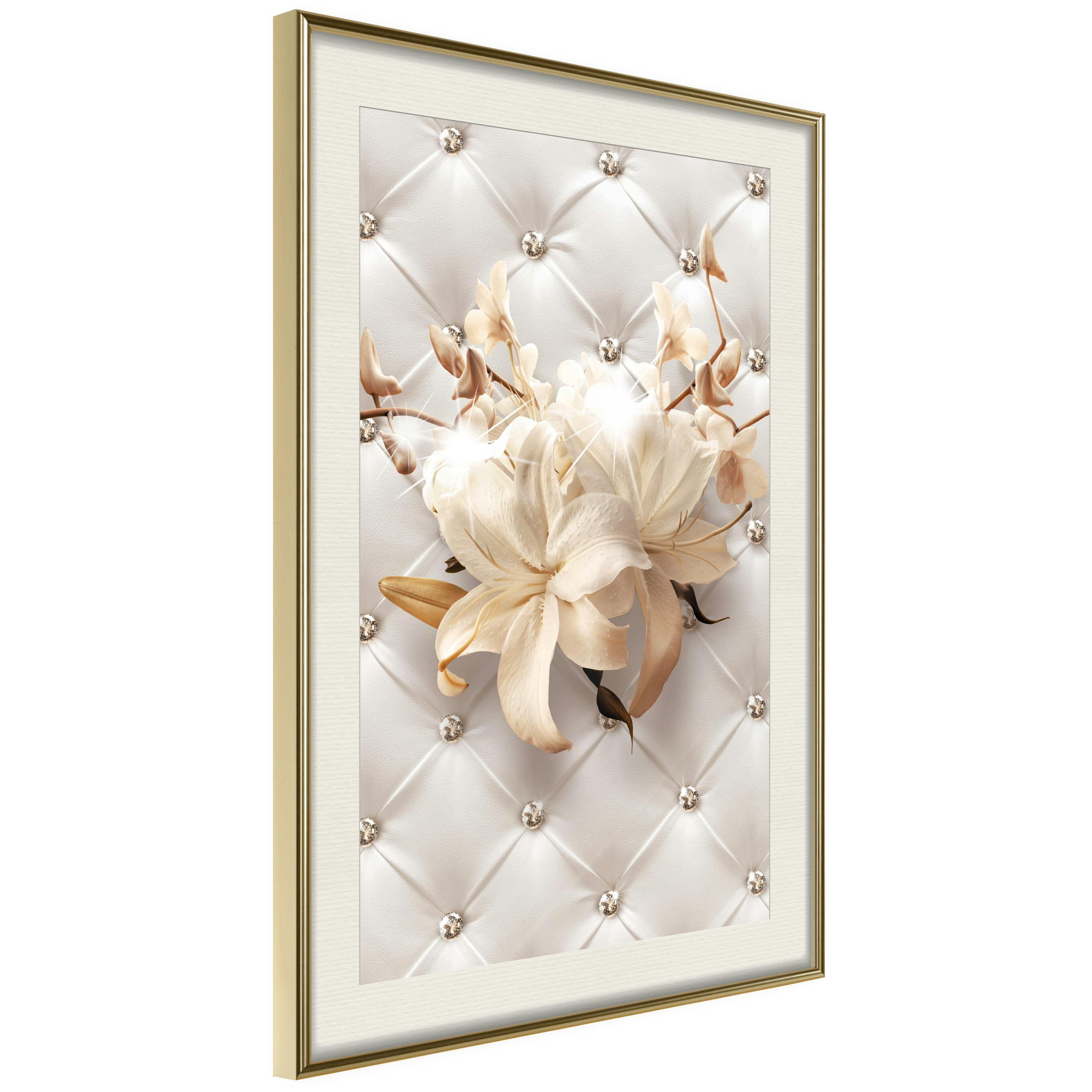 Poster Artgeist Affisch Diamond Lilies