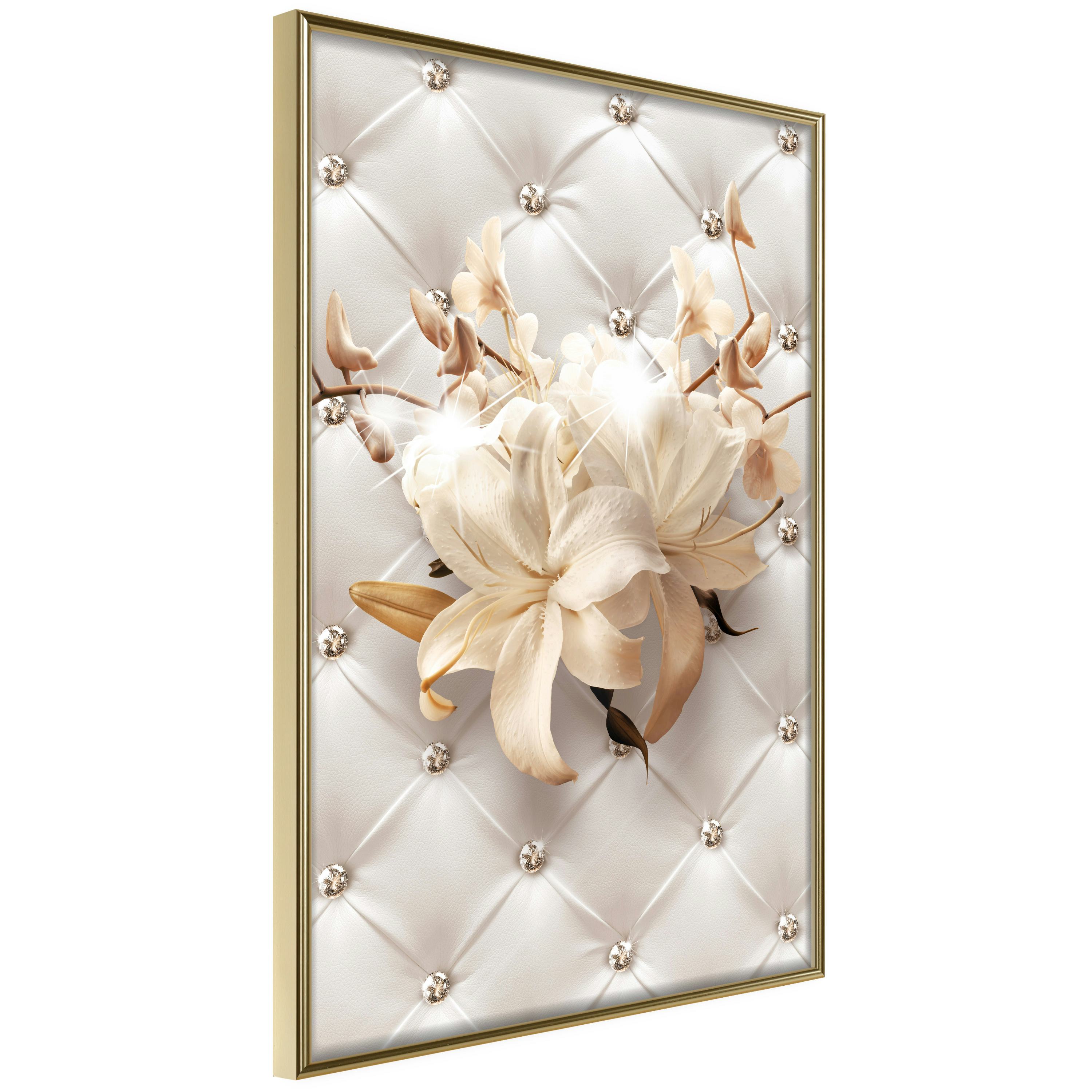 Poster Artgeist Affisch Diamond Lilies