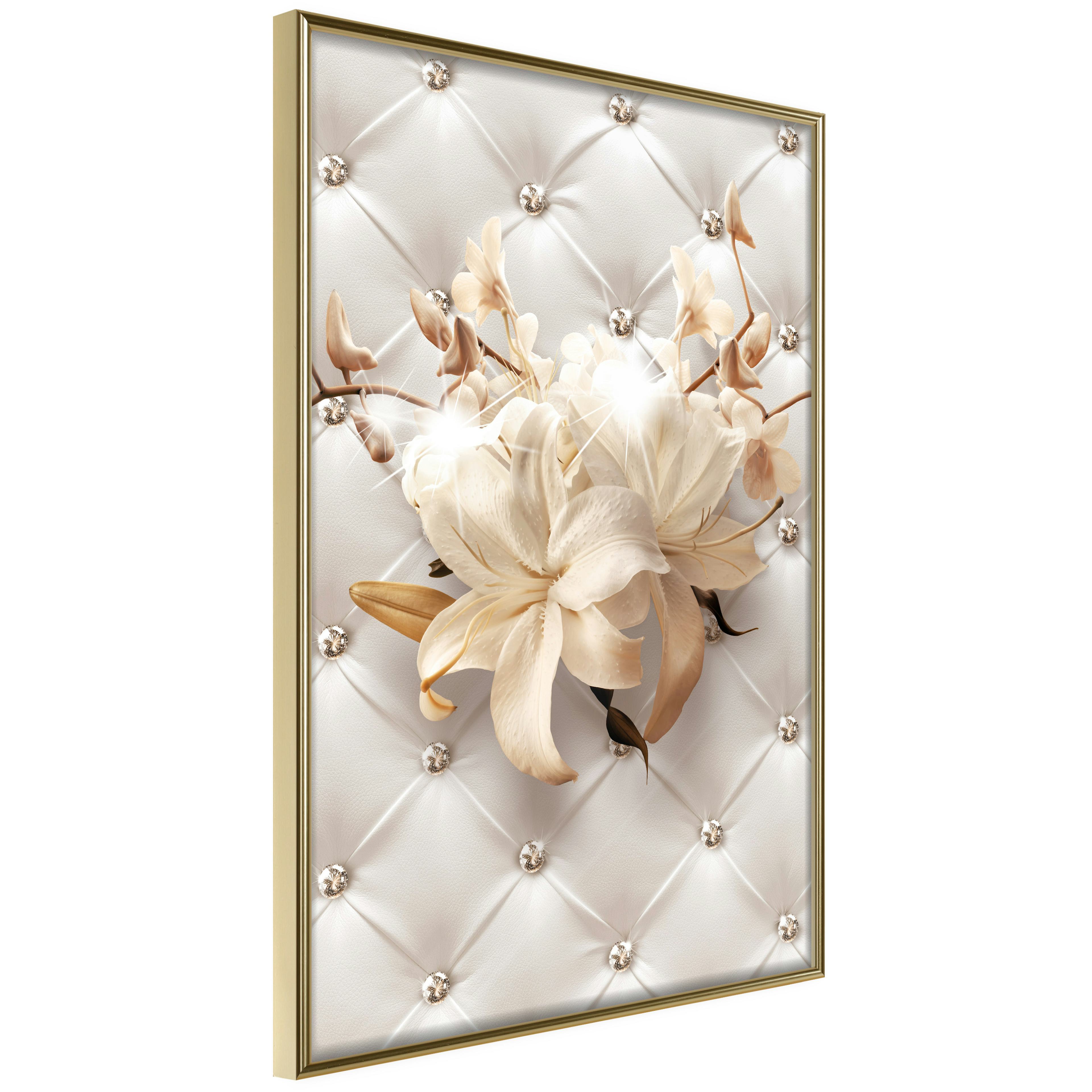 Poster Artgeist Affisch Diamond Lilies