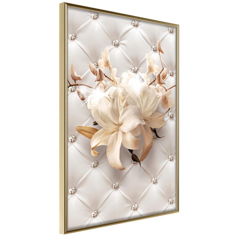 Poster Artgeist Affisch Diamond Lilies