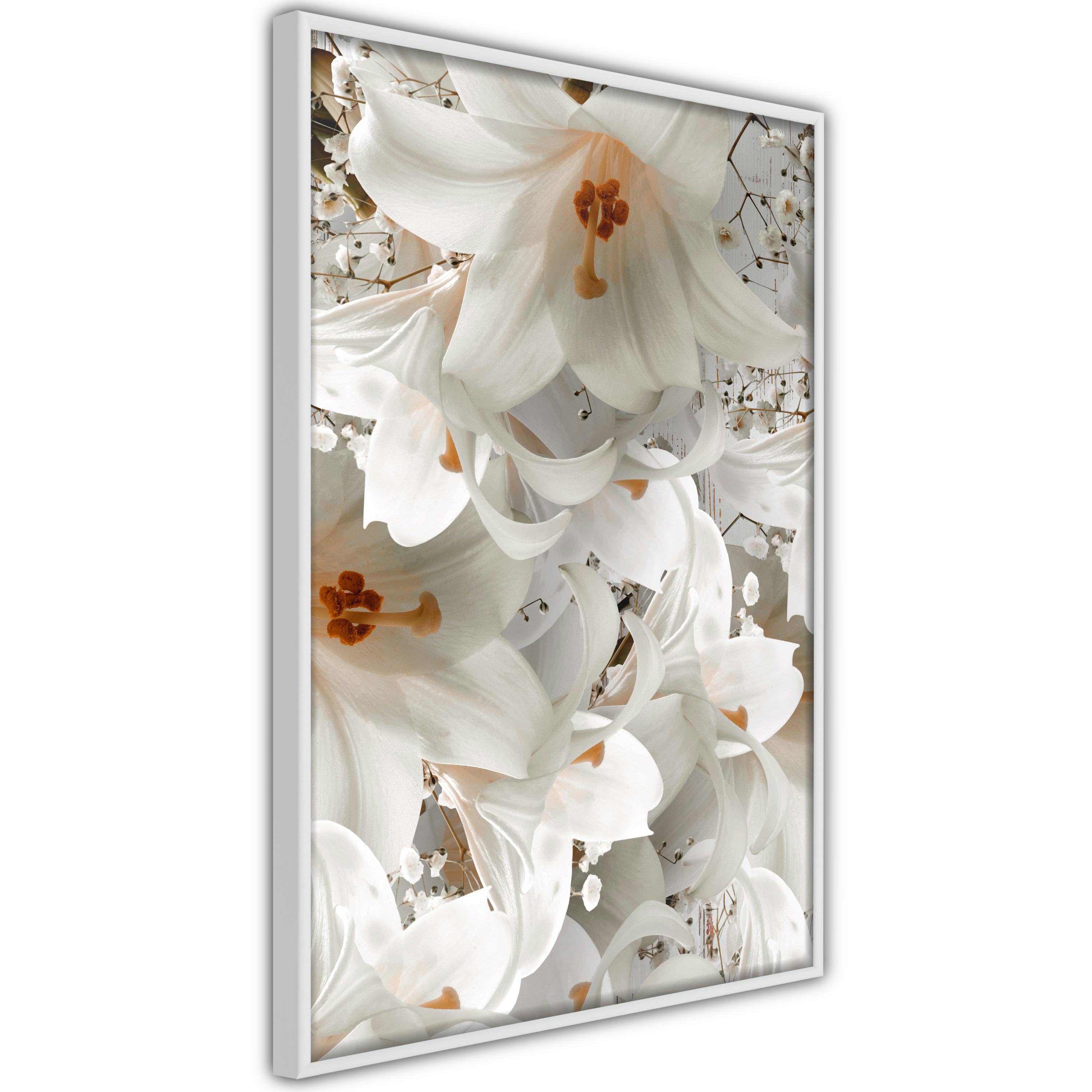 Poster Artgeist Affisch White Blow