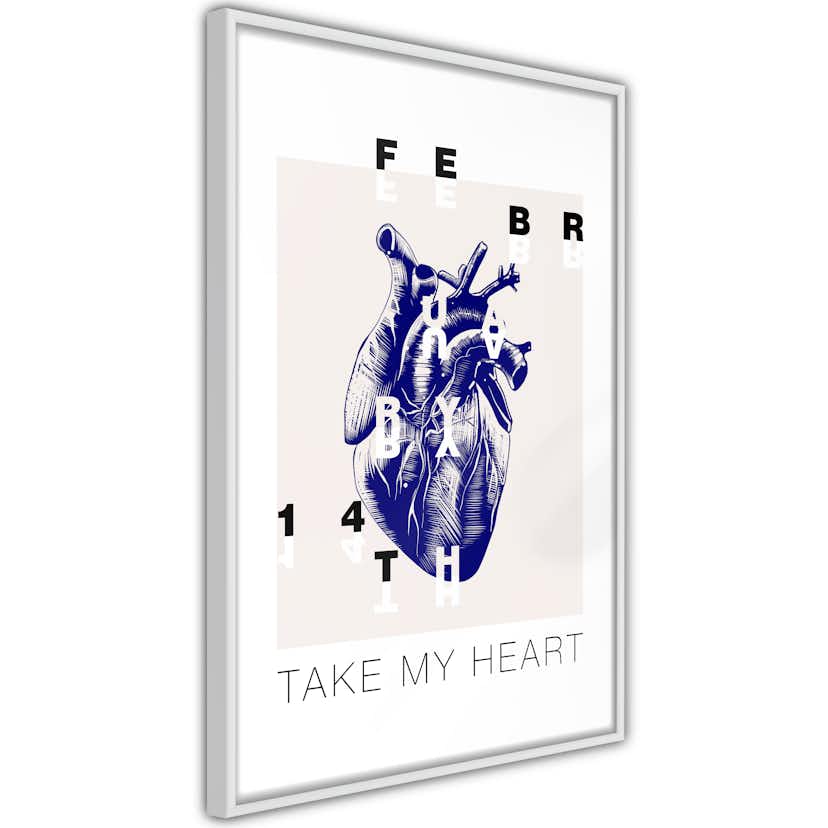 Poster Artgeist Affisch Take My Heart