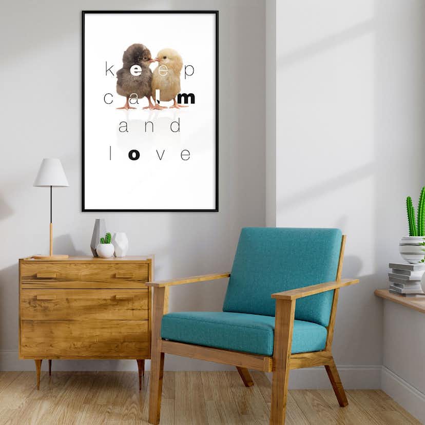 Poster Artgeist Affisch Keep Calm and Love