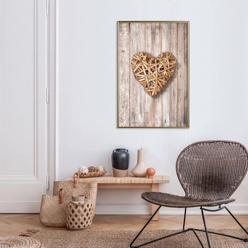 Poster Artgeist Affisch Hot Heart