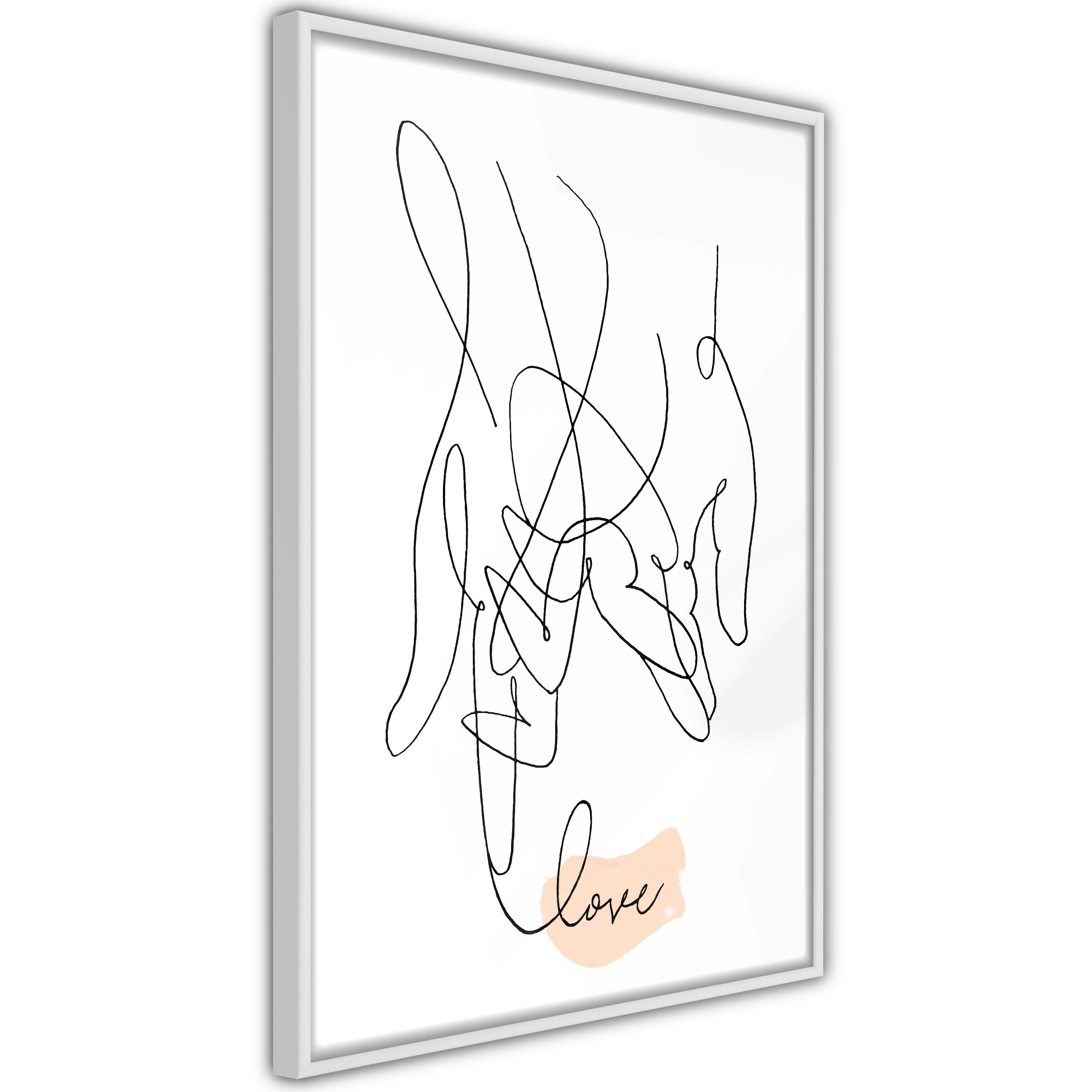 Poster Artgeist Affisch Tangled Love