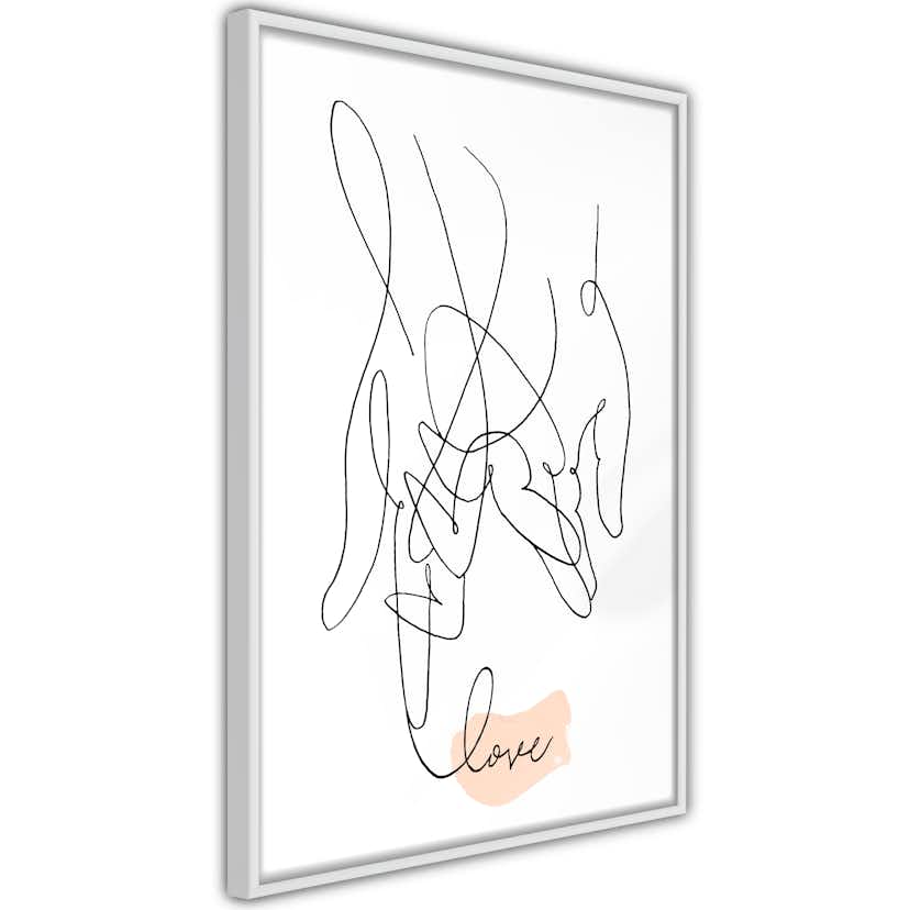 Poster Artgeist Affisch Tangled Love