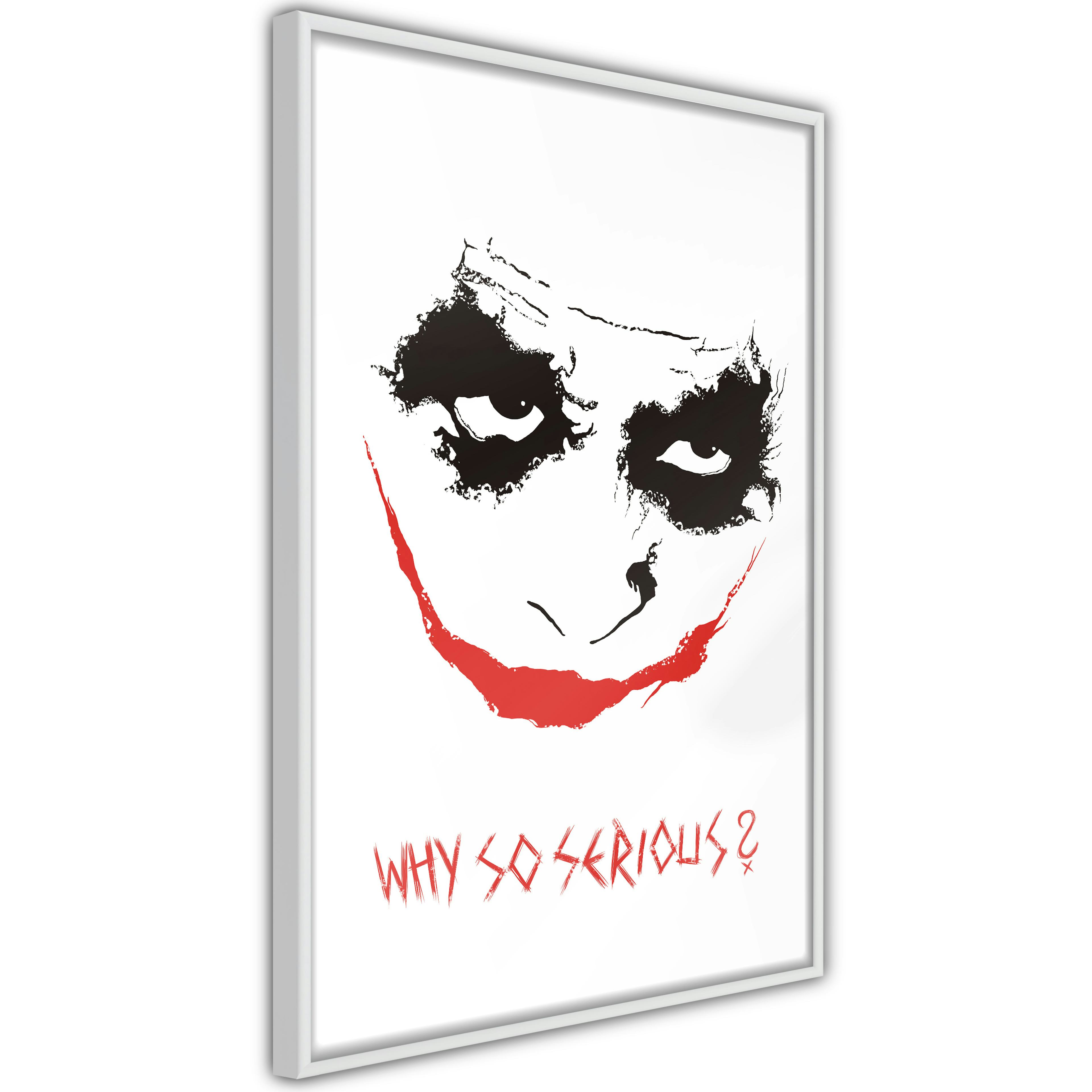 Poster Artgeist Affisch Why so Serious?