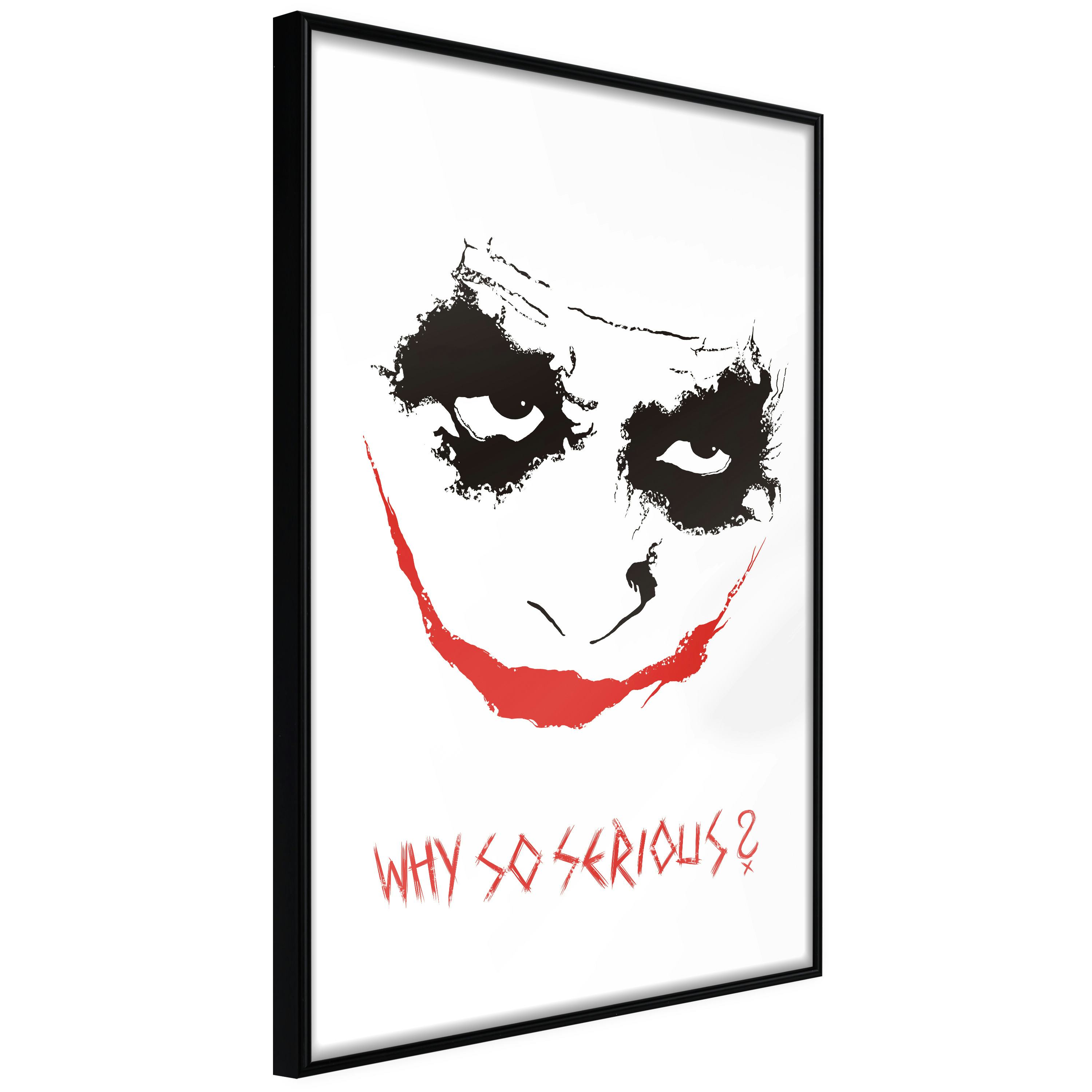 Poster Artgeist Affisch Why so Serious?